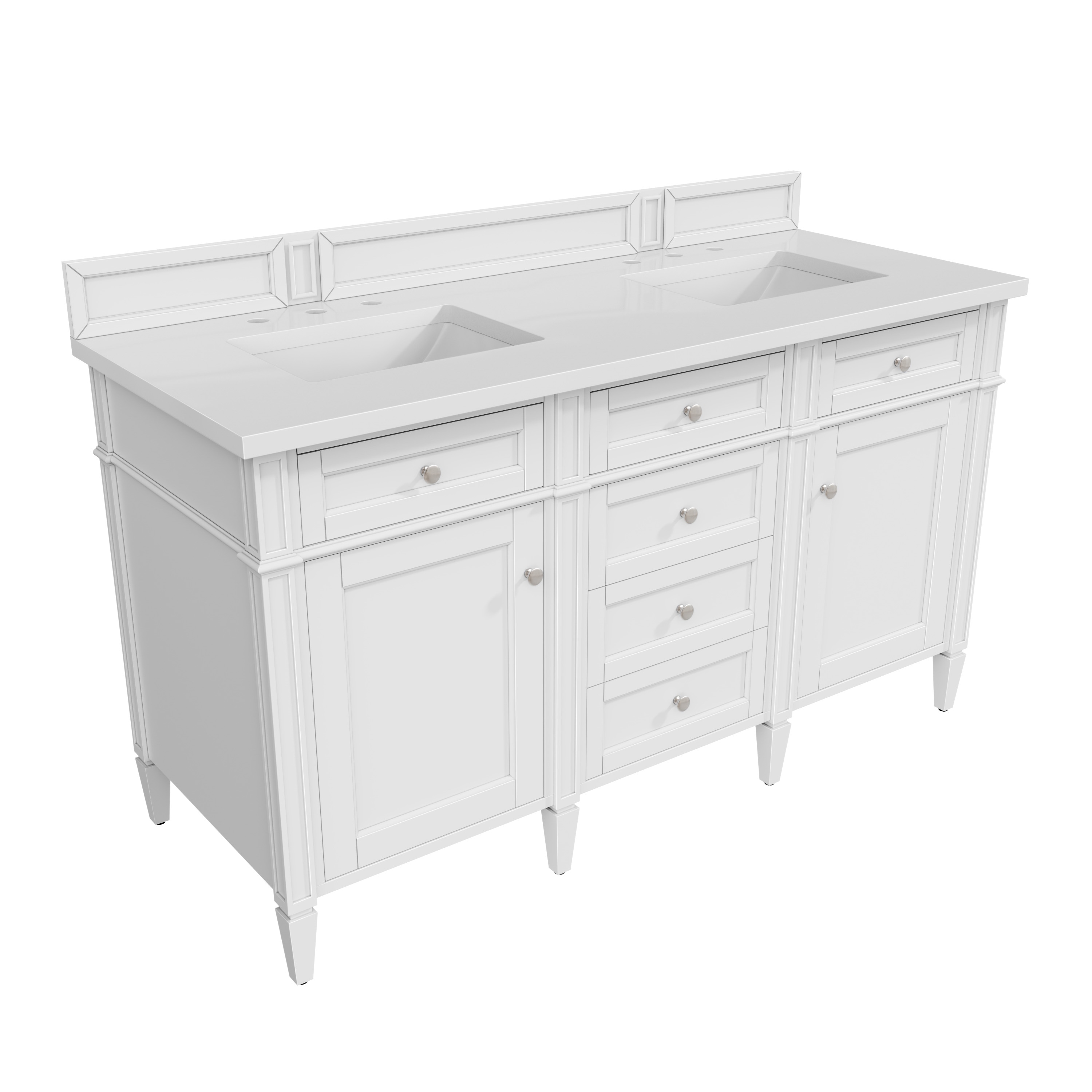 James Martin Vanities 655-V60D-BW-3WZ Bath-Vanity-Combo - View #3