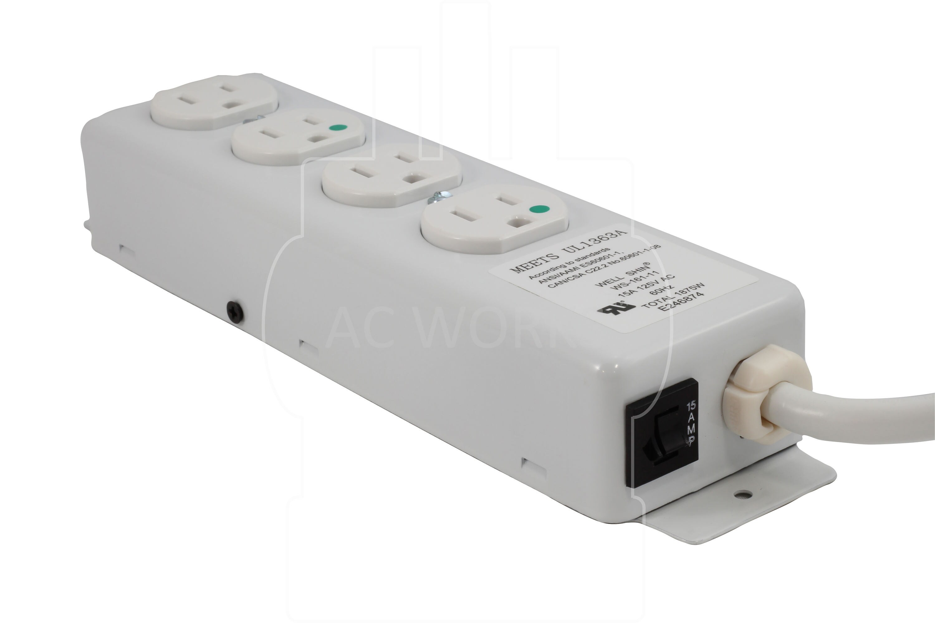 AC WORKS MD203-15D Electrical-Power-Strips - View #4