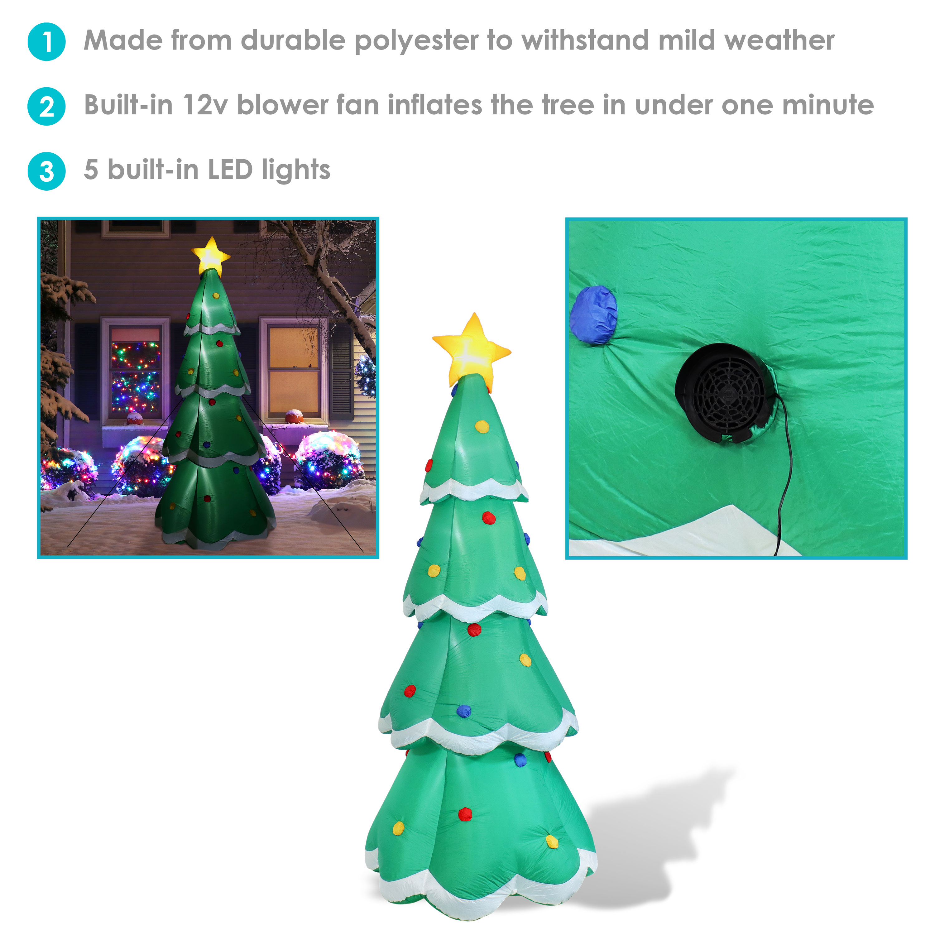 Sunnydaze Decor LDE-966 Christmas-Inflatables - View #5