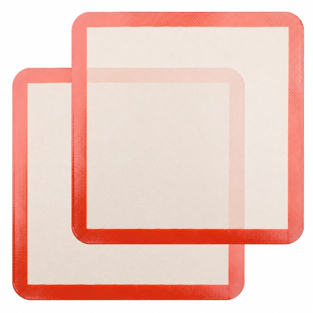 DHMHD Square Silicone Baking Mats for 12 Inch Cake Pan 12x12 Cheesecake Pan Toaster Oven XL Air Fryer Non Stick Reusable 2PCS #LDH0811X376