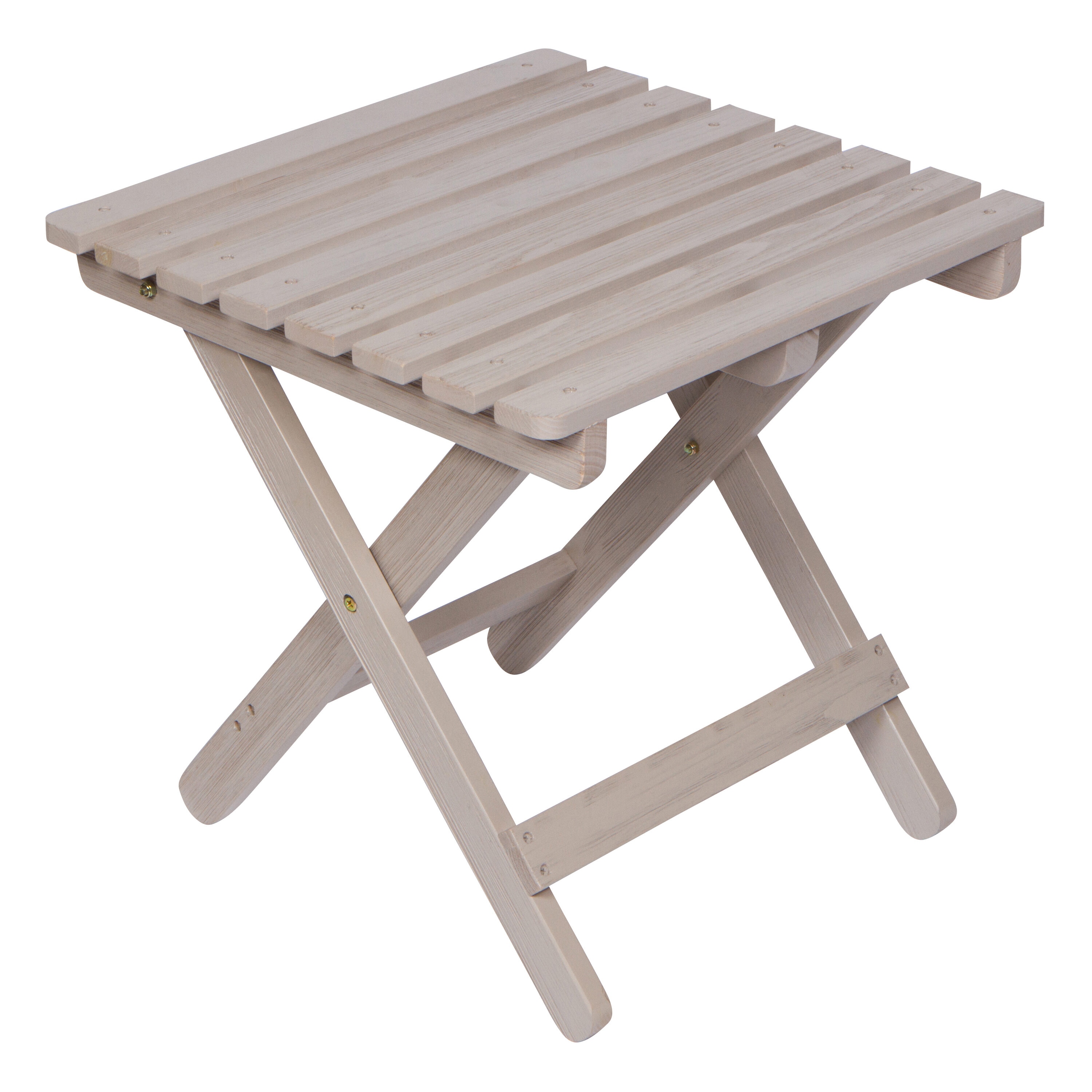 Sherwood Cedar Wood Folding Square Accent Table
