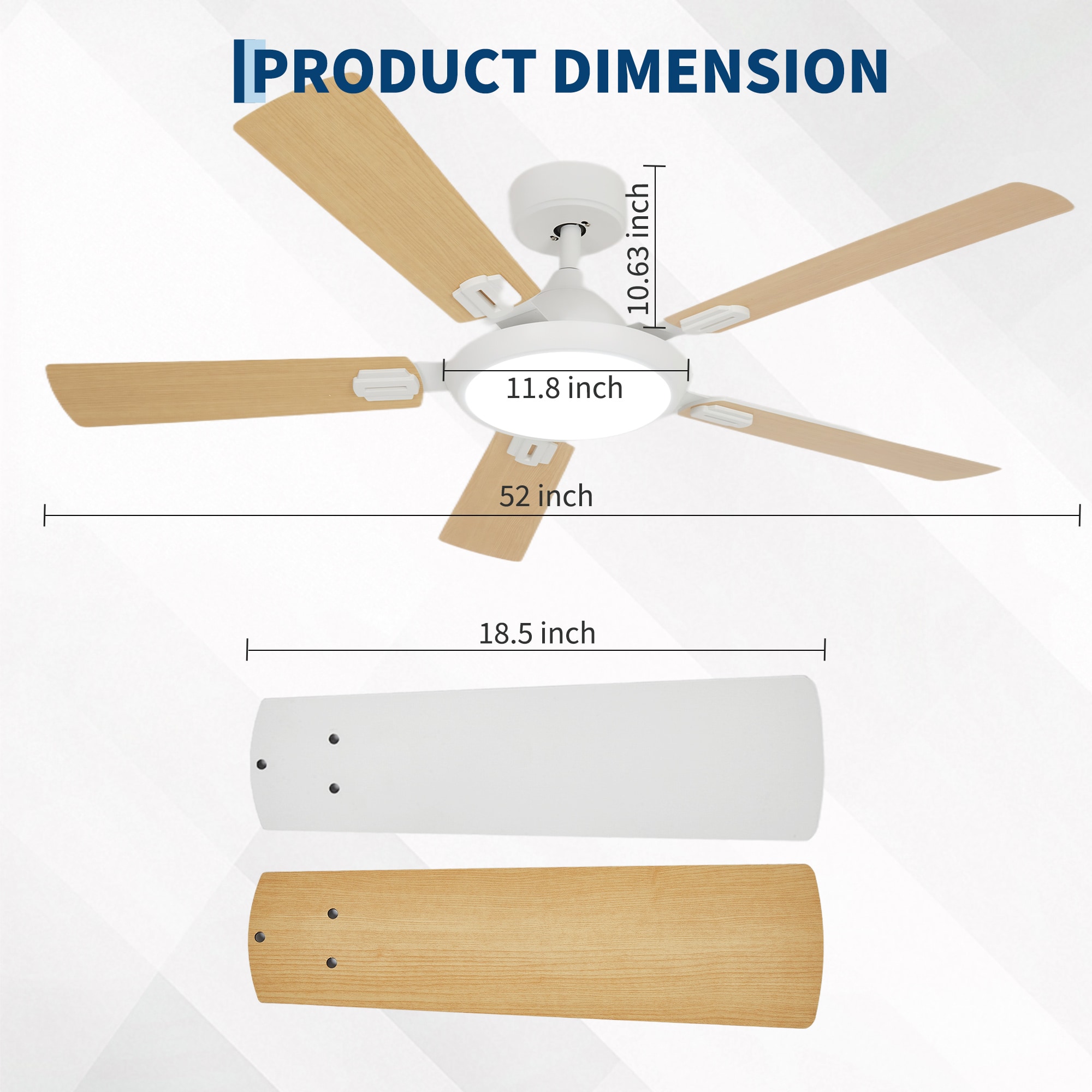 GarveeLife CLJ-UONFL3 Ceiling-Fans - View #7