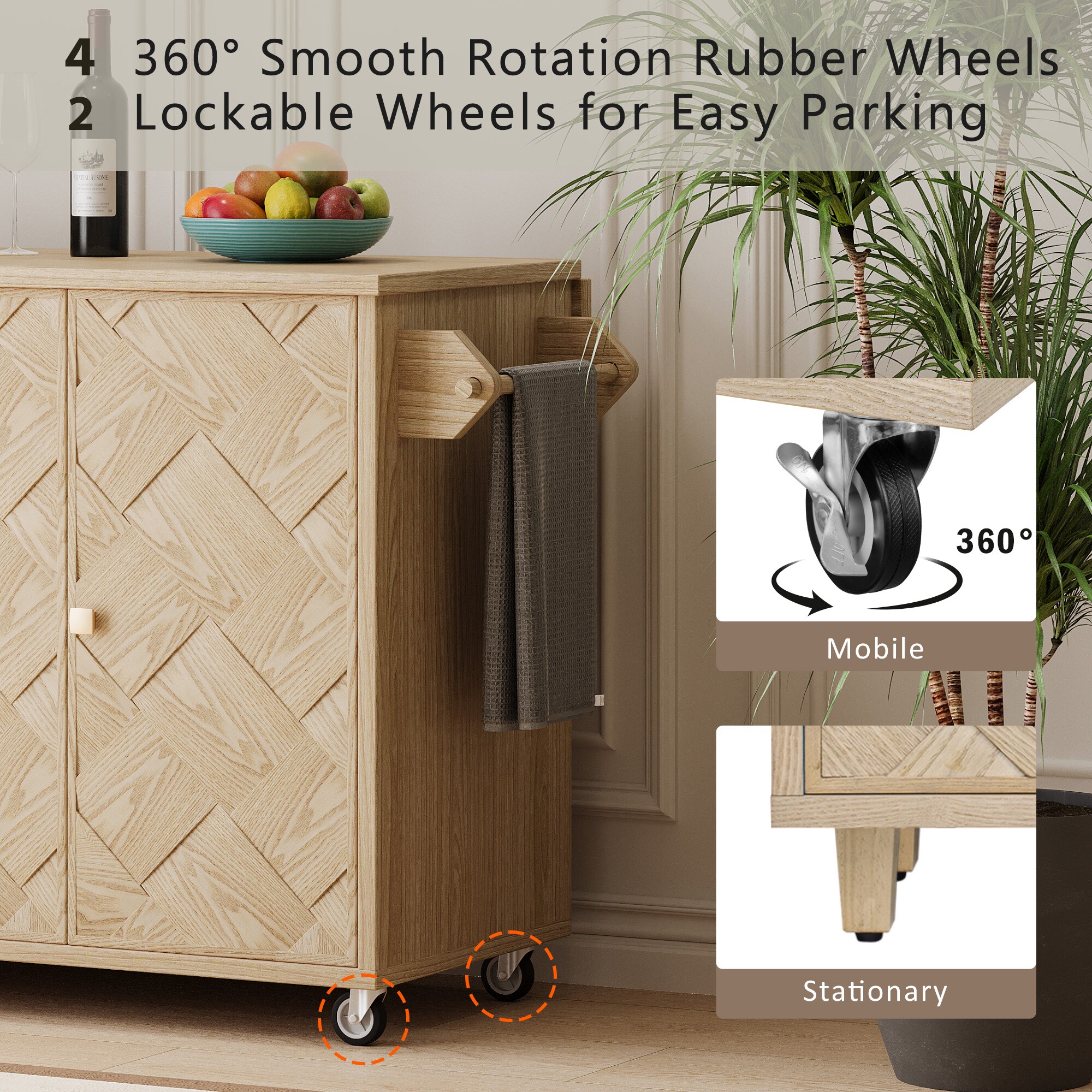 Homy Casa YG207916Y Kitchen-Furniture - View #8