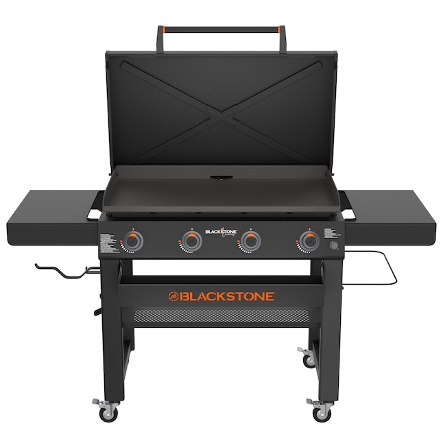Blackstone 36 Culinary Omnivore Griddle with Hood 4-Burner Liquid Propane Flat  Top Grill in the Flat Top Grills department at