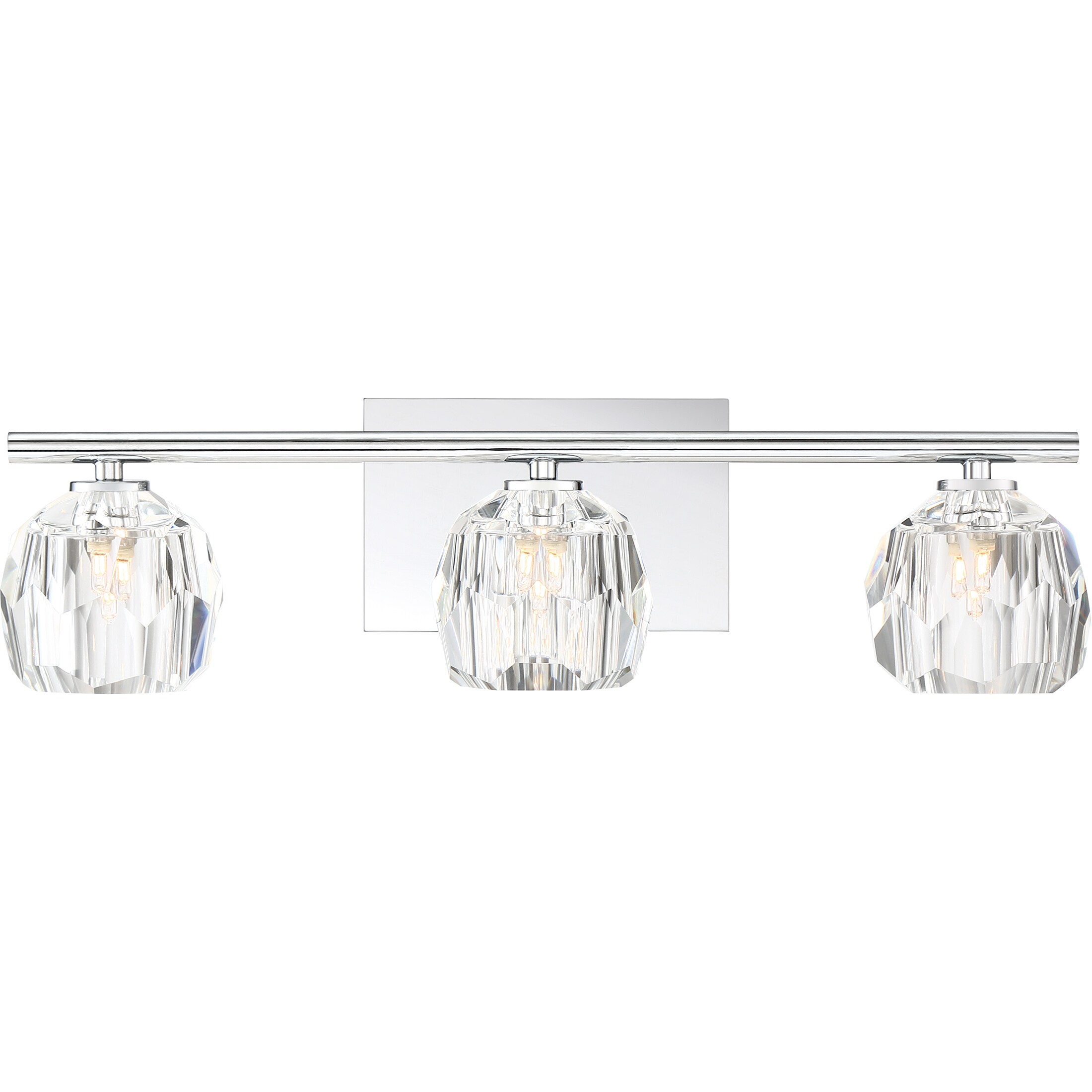 Quoizel Regalia 21.5-in 3-Light Polished Chrome Transitional Vanity ...