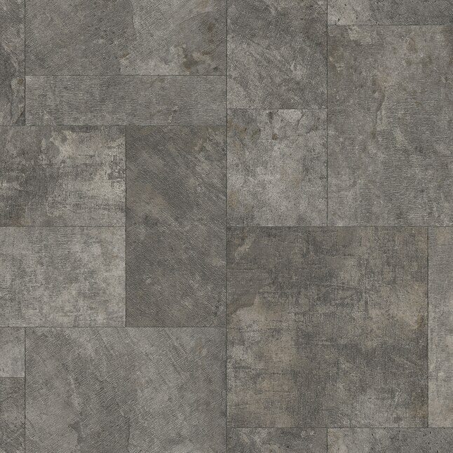 Congoleum AirStep Evolution Contour 12-ft W x Cut-to-Length Himalayan Dusk Stone Look Low-Gloss Finish Sheet Vinyl Congoleum AirStep Evolution Contour 12-ft W x Cut-to-Length Himalayan Dusk Stone Look Low-Gloss Finish Sheet Vinyl
