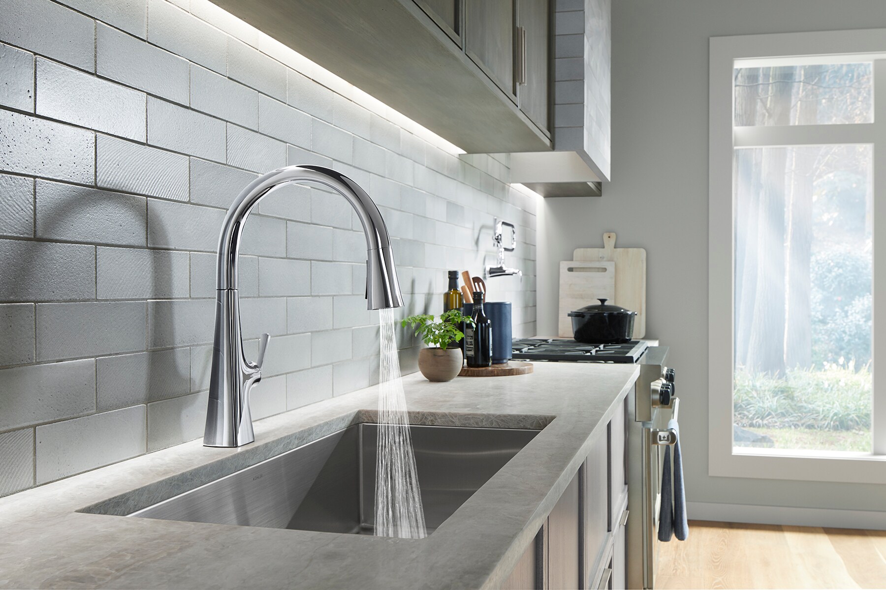 KOHLER K-22068-CP Kitchen-Faucets - View #4