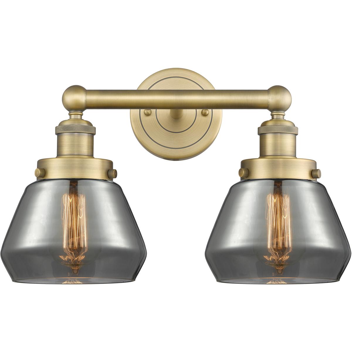 Innovations Lighting - 616-2W-BB-G173 Fulton Bathroom Vanity Light Brushed Brass
