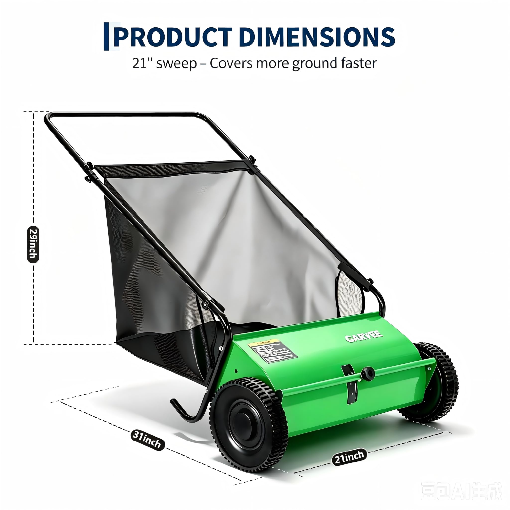 Garvee LYUTRPPG-3656LOBF lawnsweeper - View #2