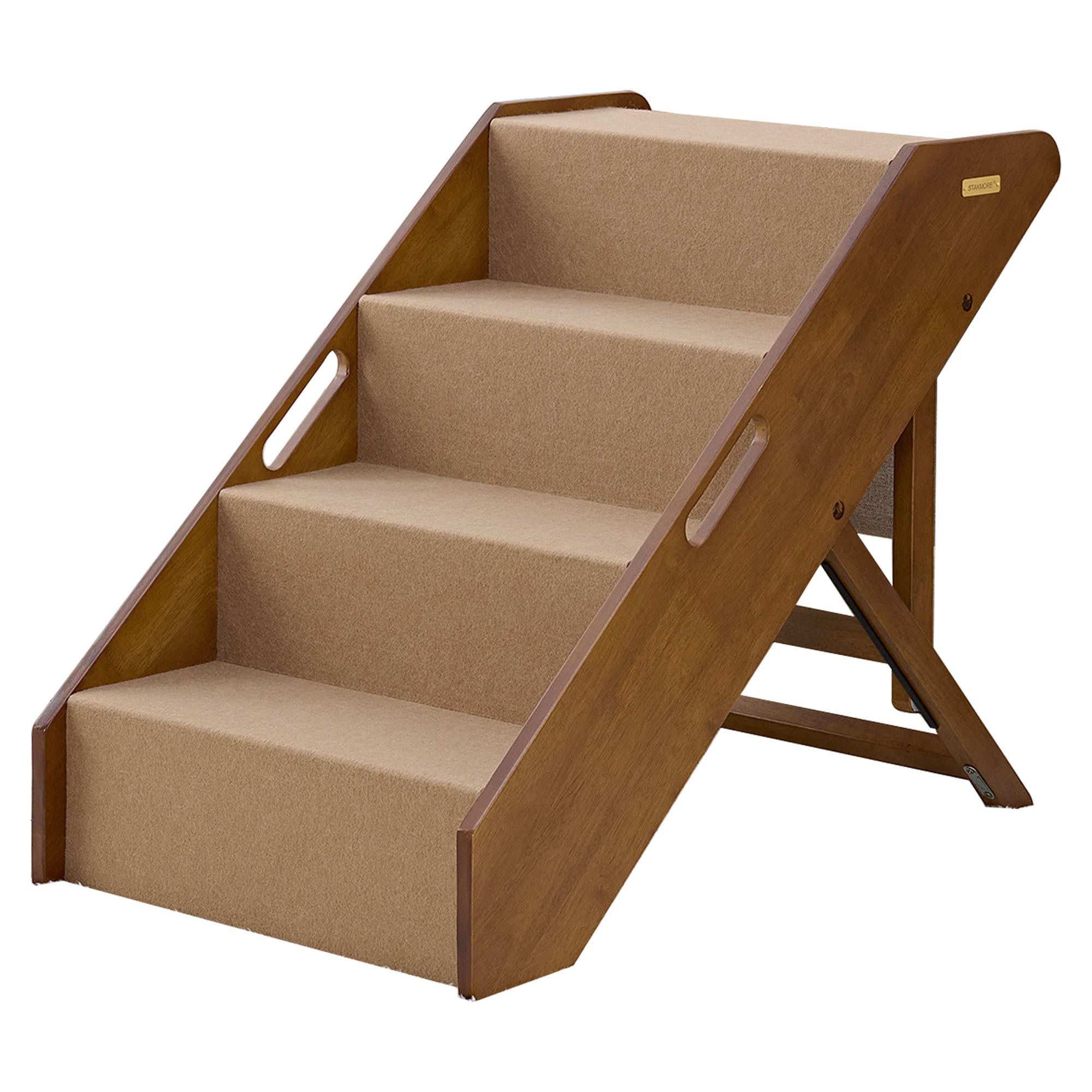 Meco Corporation 403408 Foldable Brown Wood Steps