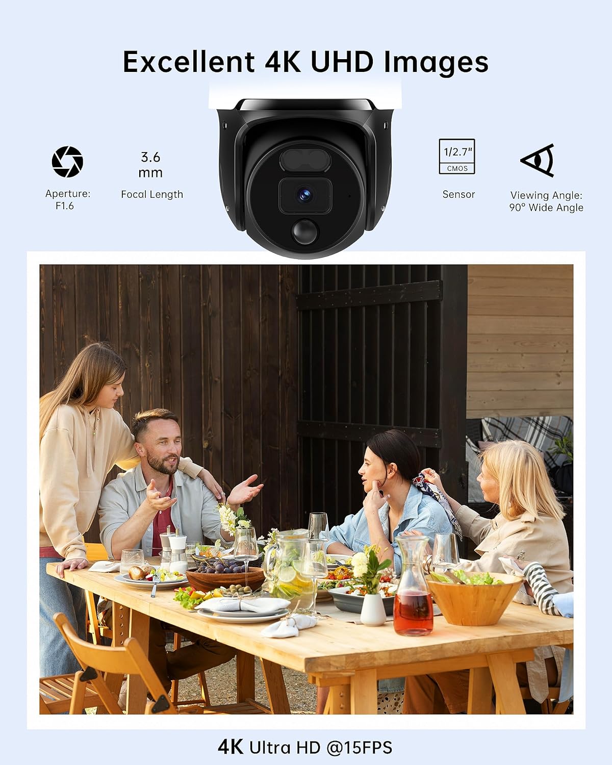 Swann 4K Pan-Tilt Add-On Camera Indoor/Outdoor 1-Camera 4K Hardwired Pan  and Tilt Security Camera System at Lowes.com