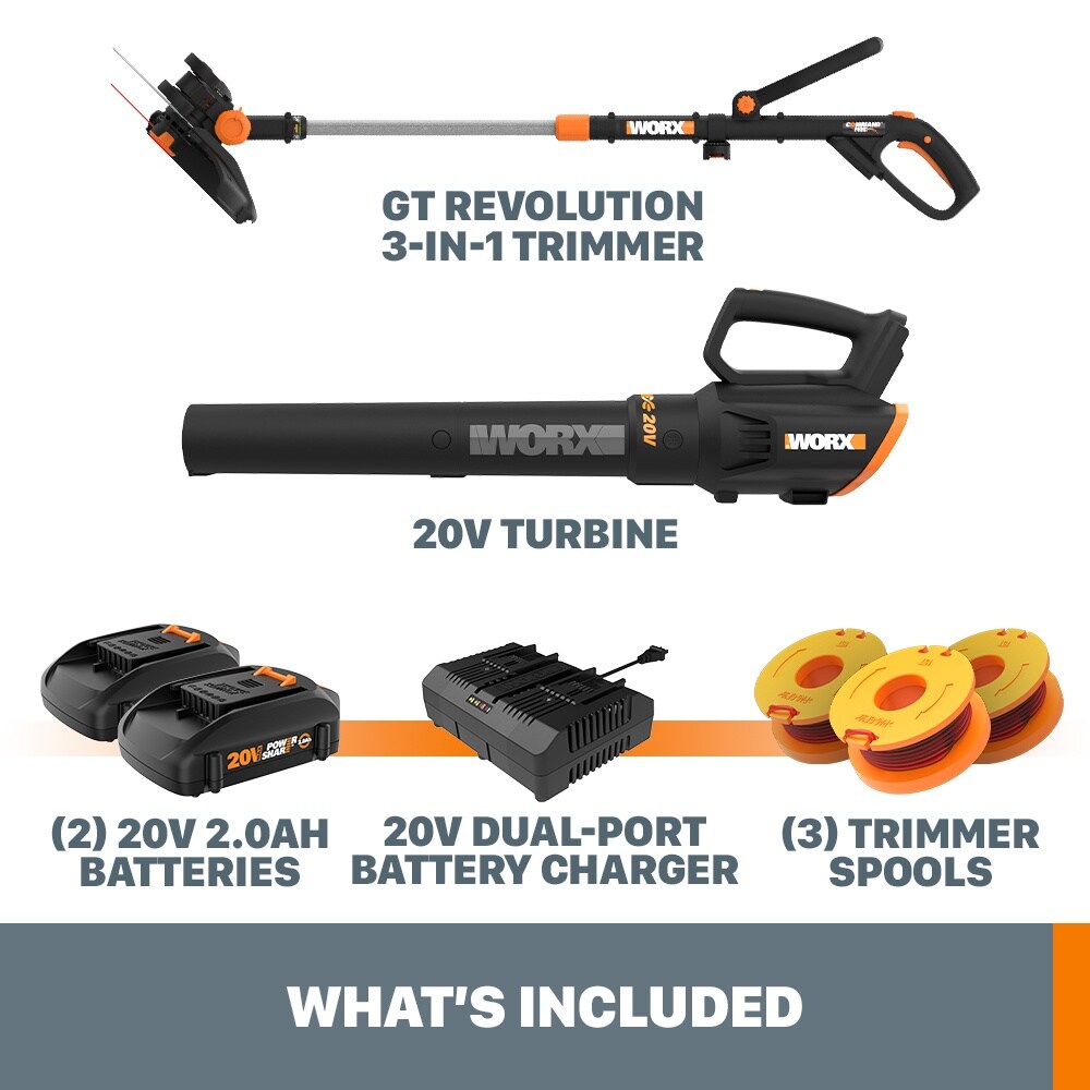 WORX WG930.2 Power-Equipment-Combo-Kits - View #7