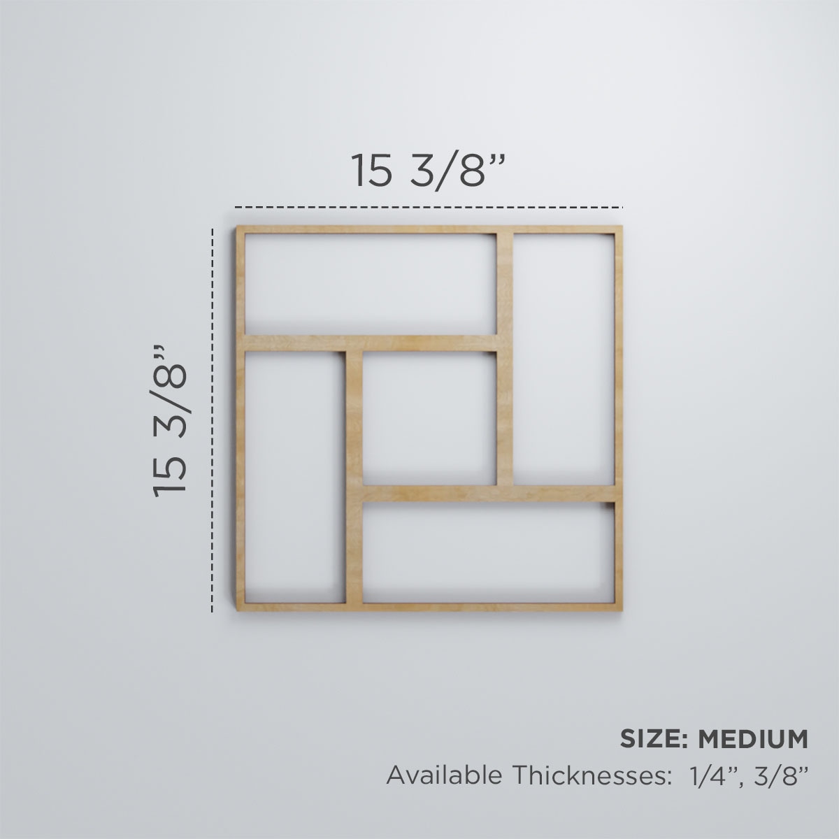 Ekena Millwork WALW16X16X0375SHFMF Wall-Panels - View #3