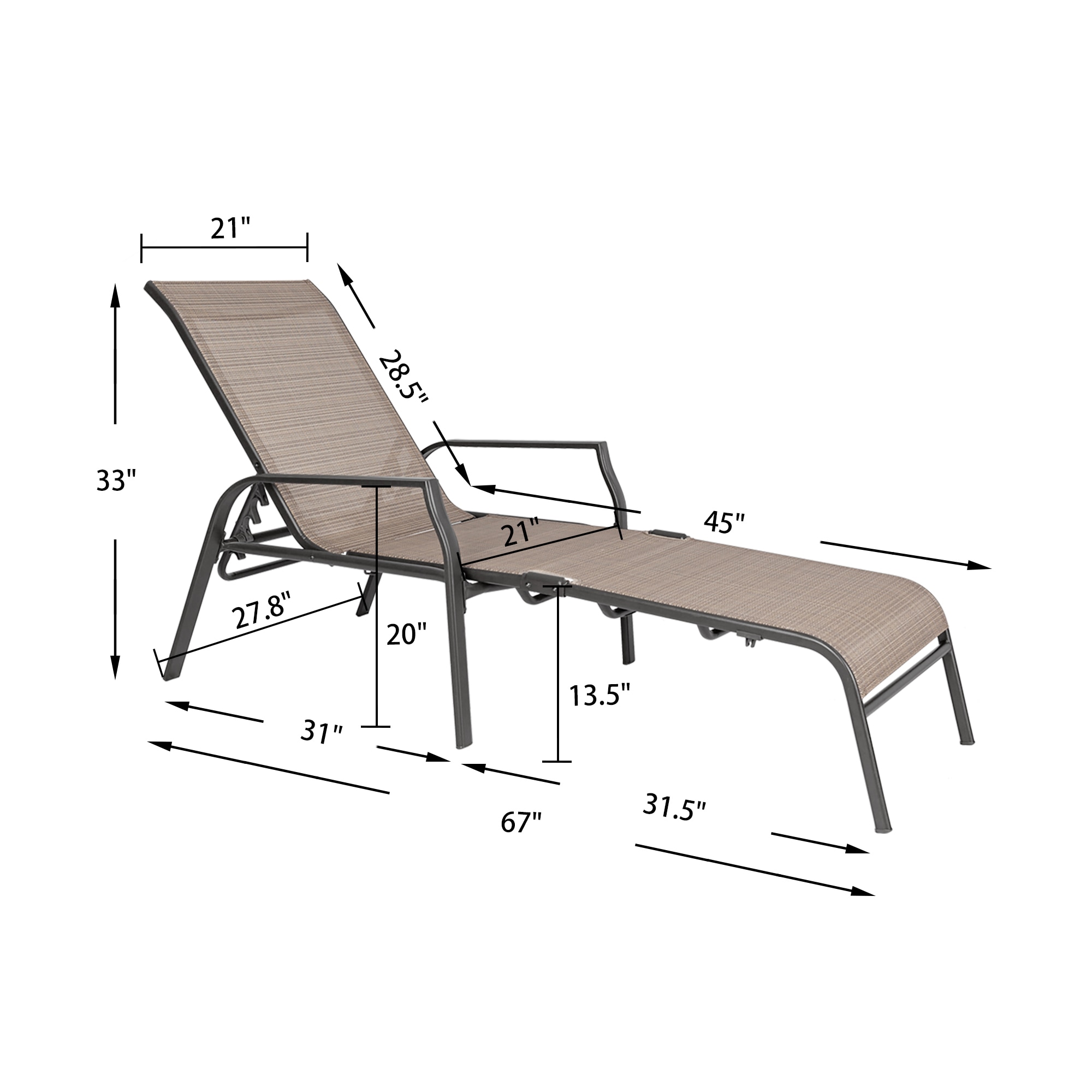 Pelham bay store woven chaise lounge