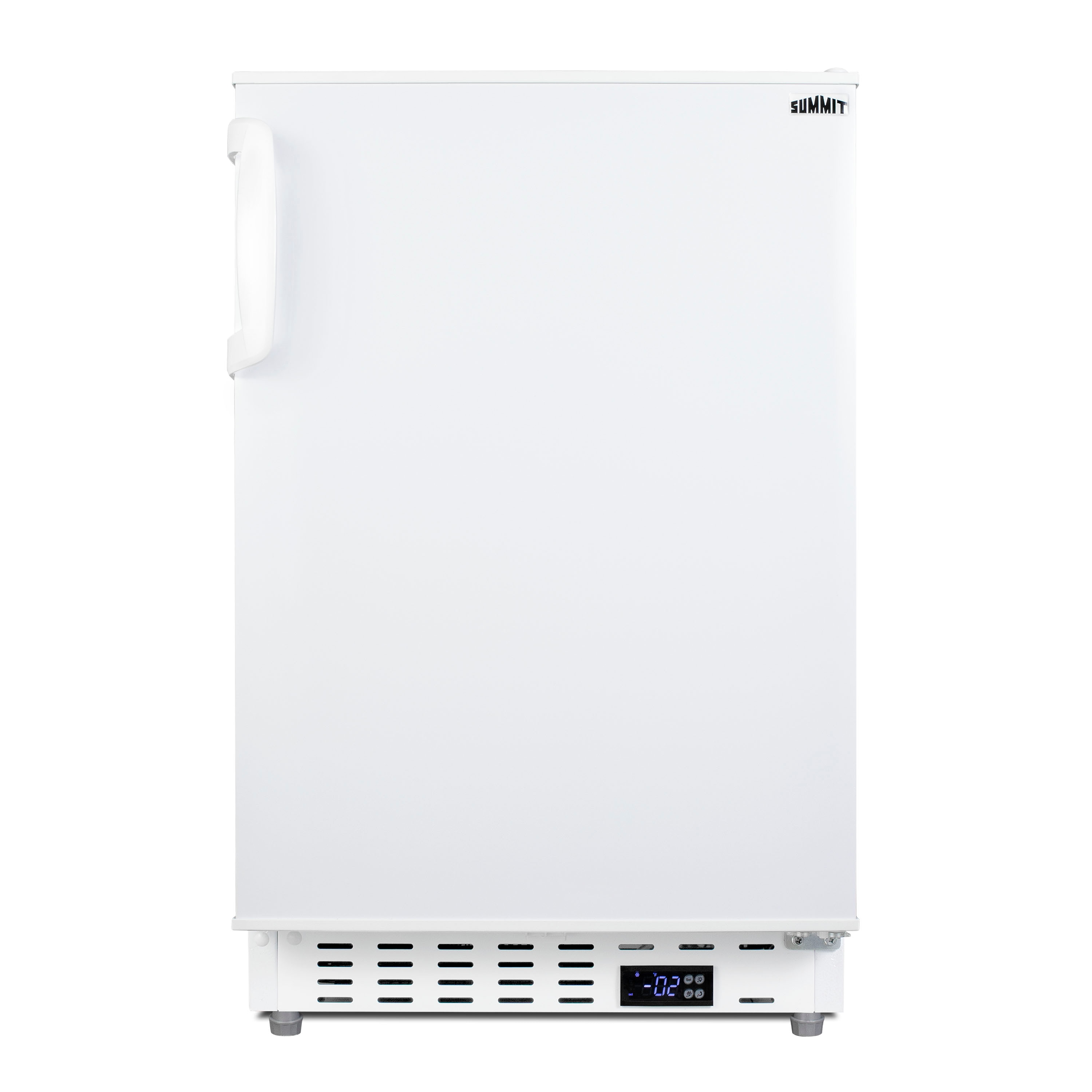 Summit 24 3.1 Cu. Ft. Built-In Upright Compact Freezer with Digital  Control - White