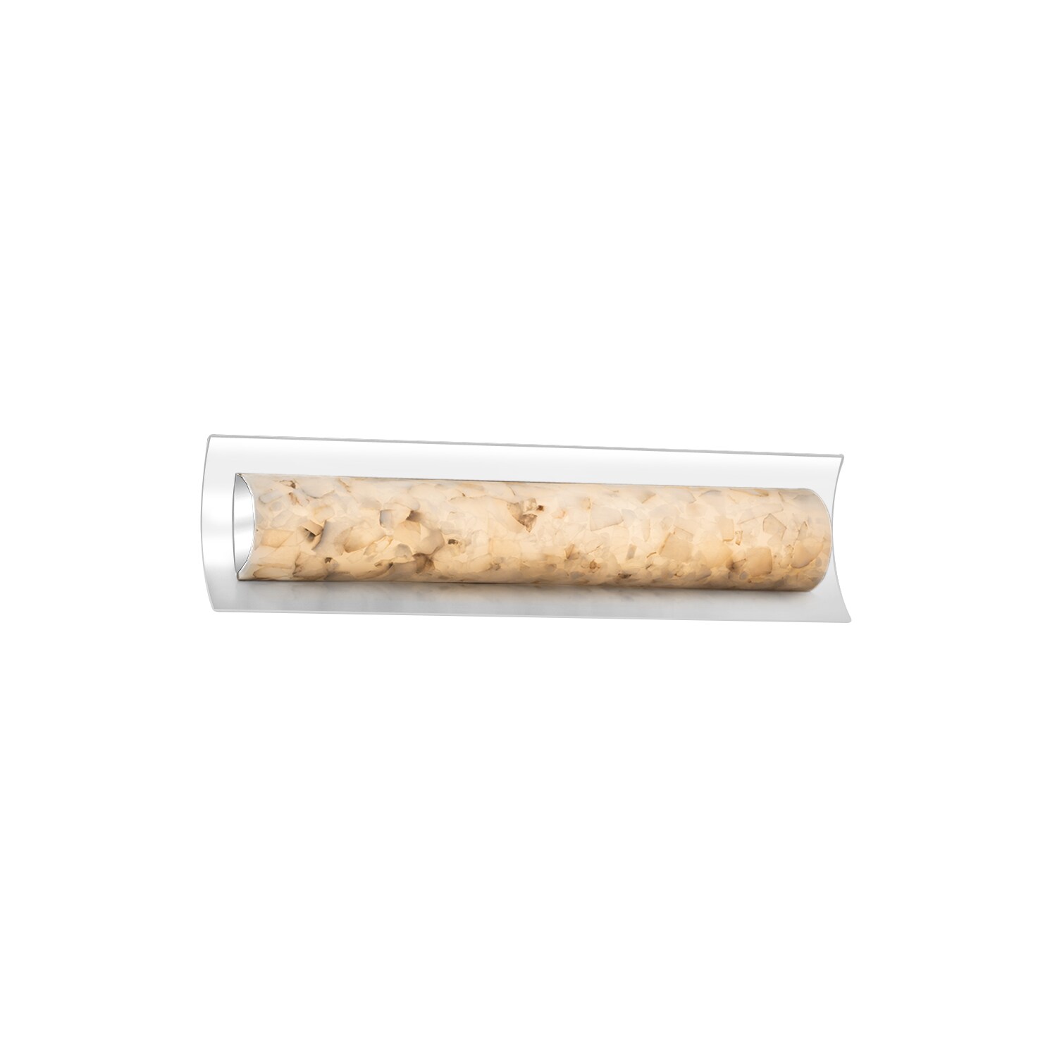 Justice Design Group ALR-8631-CROM Alabaster Rocks 21.5-in 1-Light Polished Chrome LED Transitional Vanity Light