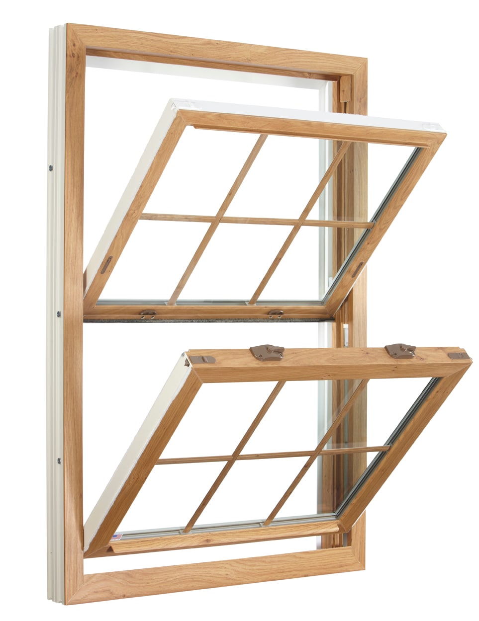 RELIABILT 3201 Series Replacement 31-3/4-in x 53-1/2-in x 3-1/4-in Jamb White Vinyl Low-e Argon Double Hung Window Half Screen Included