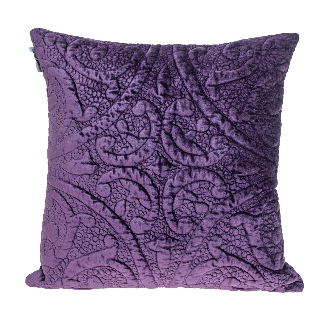 Quilted Velvet Lumbar Pillow