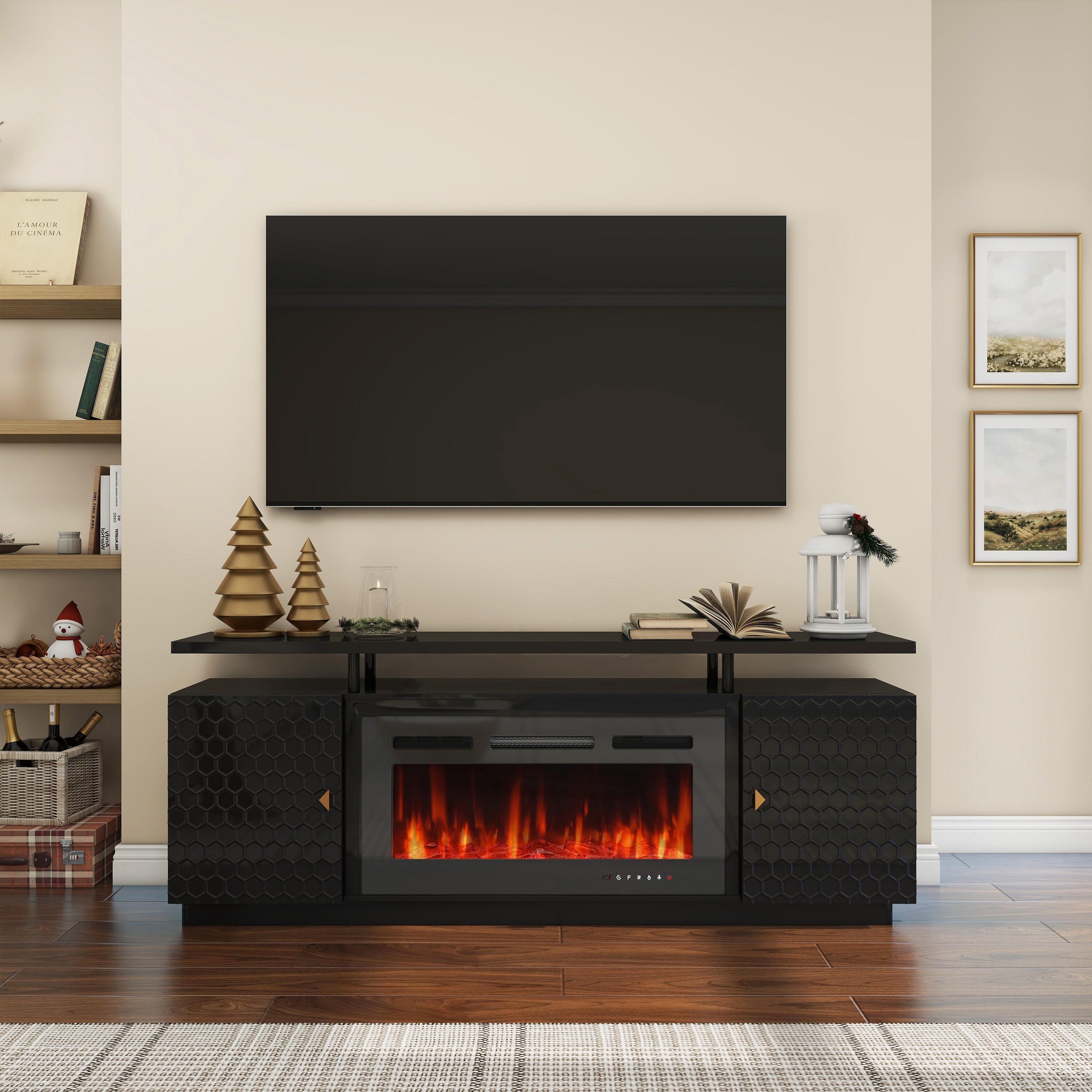 Mondawe MOJHGM2L36BK Electric-Fireplaces - View #3