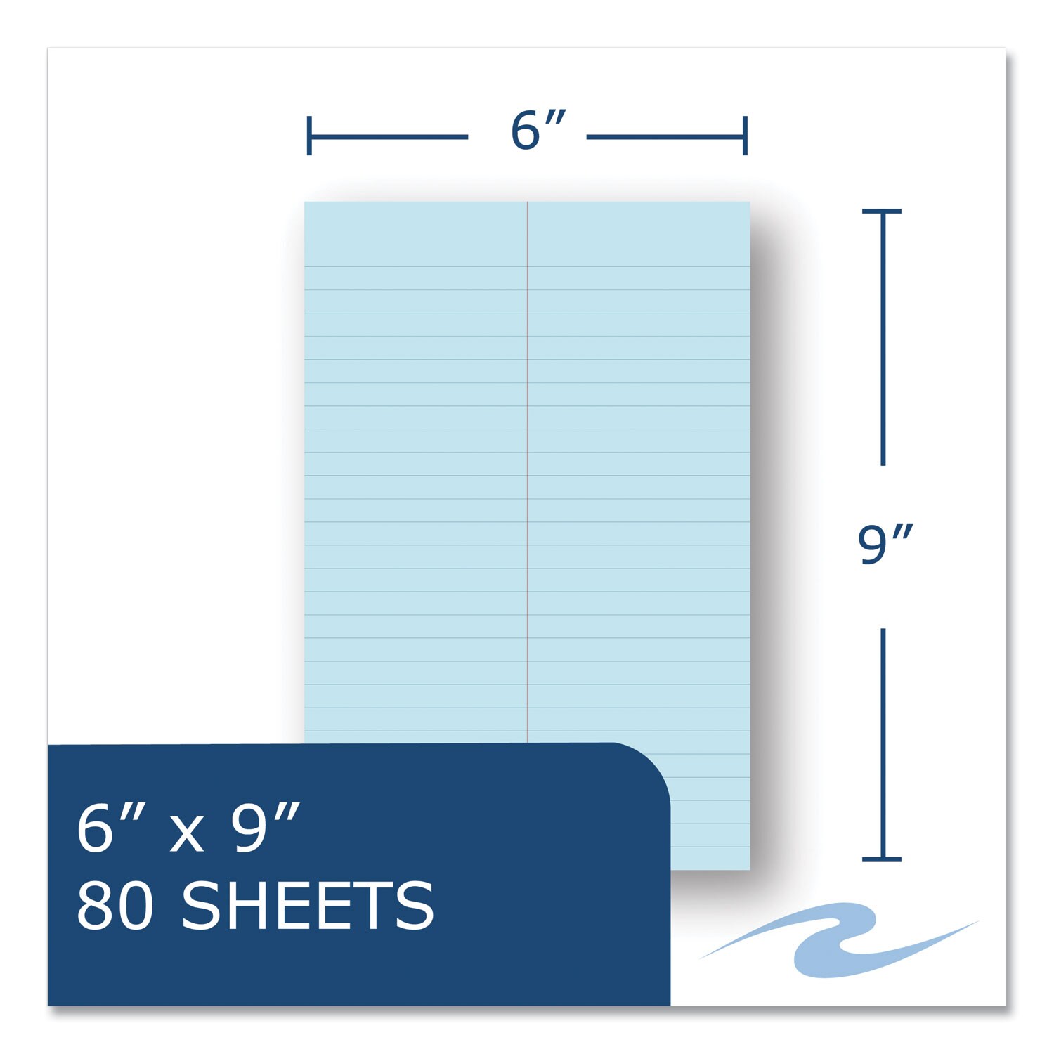 Roaring Spring Paper Products EnviroShades Steno Notepad White Cover ...
