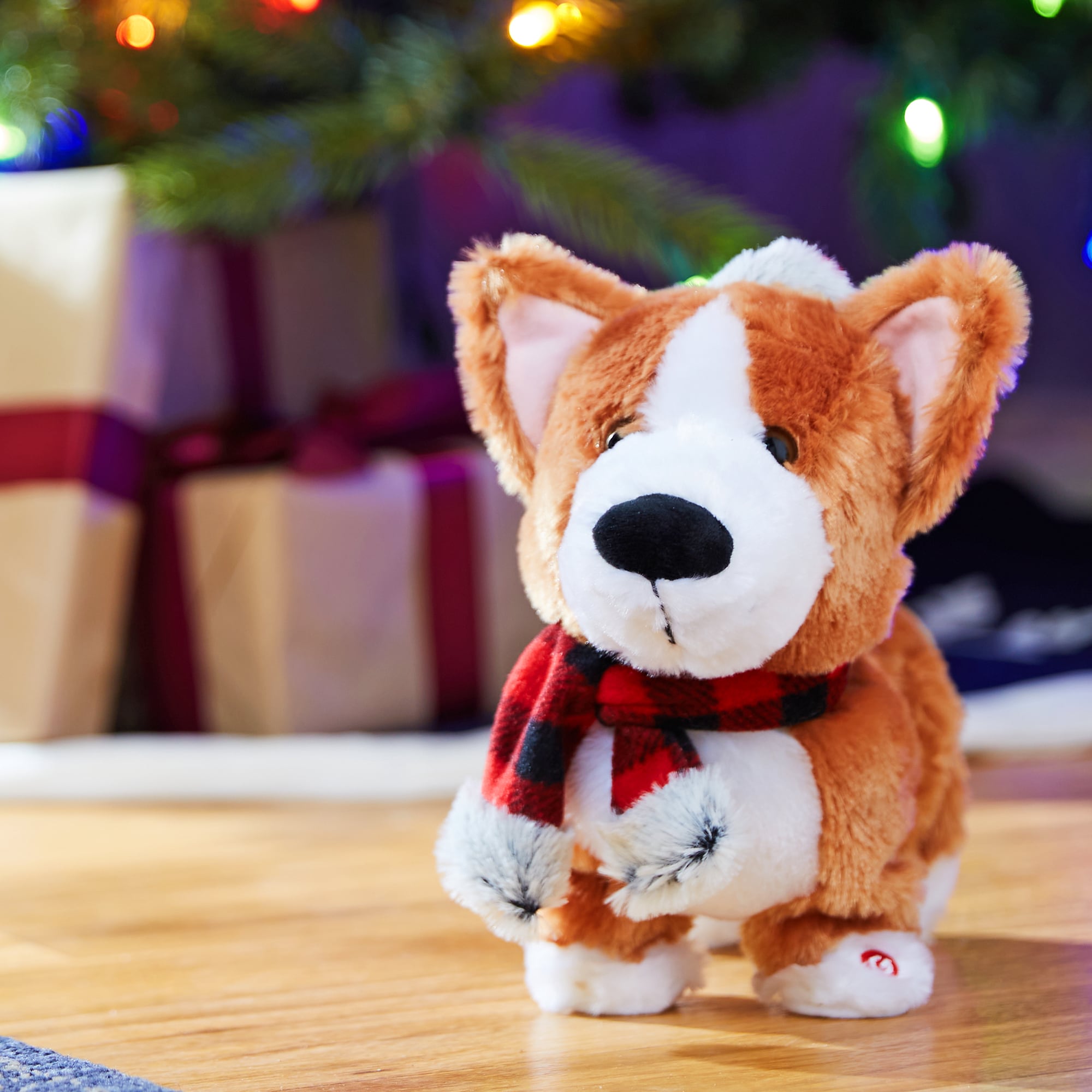 Gemmy 9.84-in Musical Animatronic Dog Battery-operated Batteries Included  Christmas Decor in the Christmas Decor department at