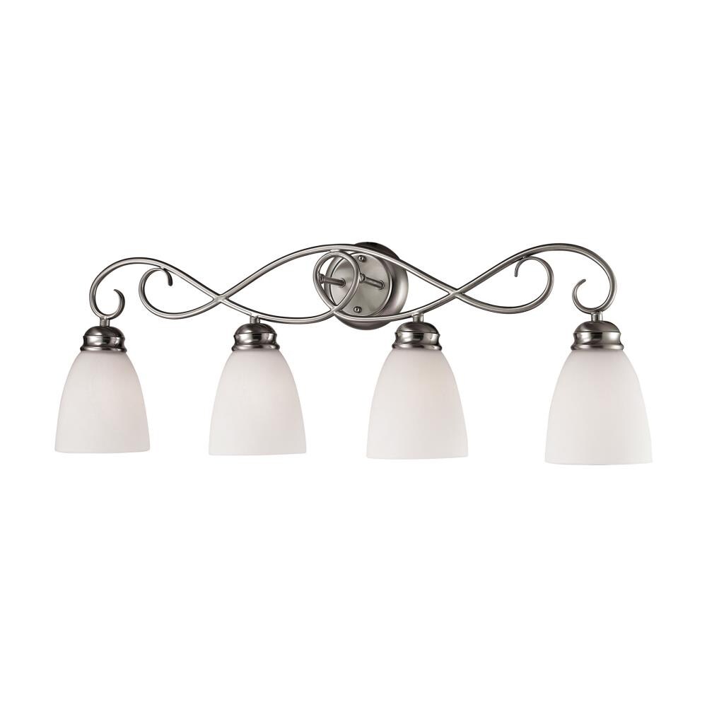 Thomas Lighting 1104BB/20 Chatham 32-in 4-Light Brushed Nickel LED Transitional Vanity Light