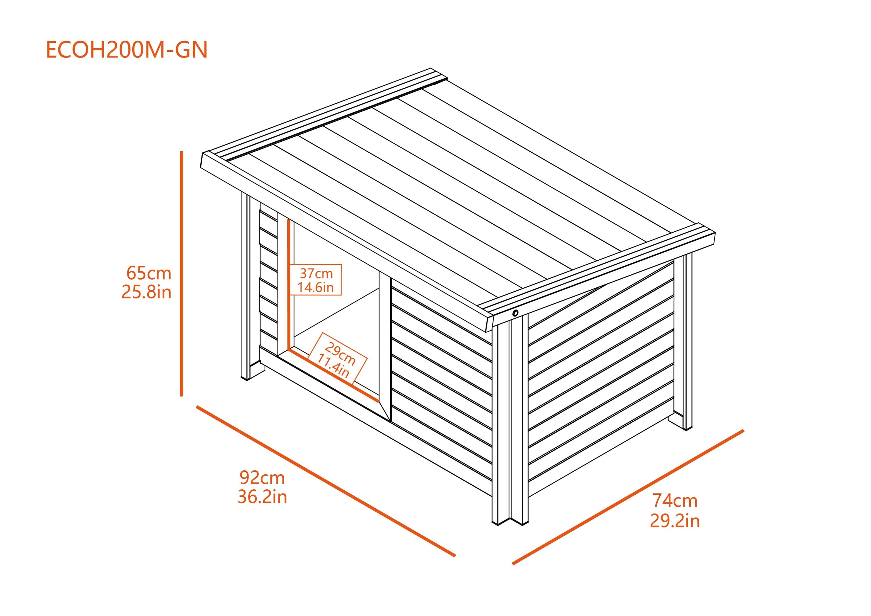 New Age Pet ECOH203M-GN Dog-Houses - View #8