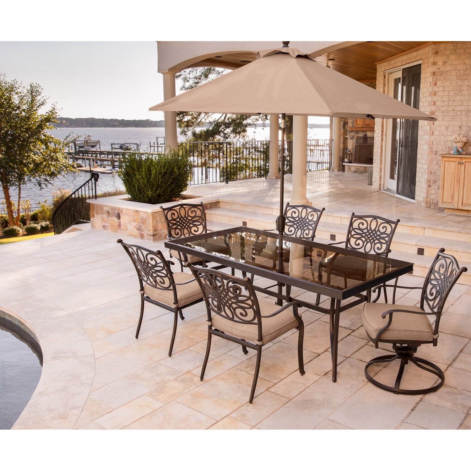Hanover TRADDN7PCSW2G-SU Patio-Dining-Sets - View #11