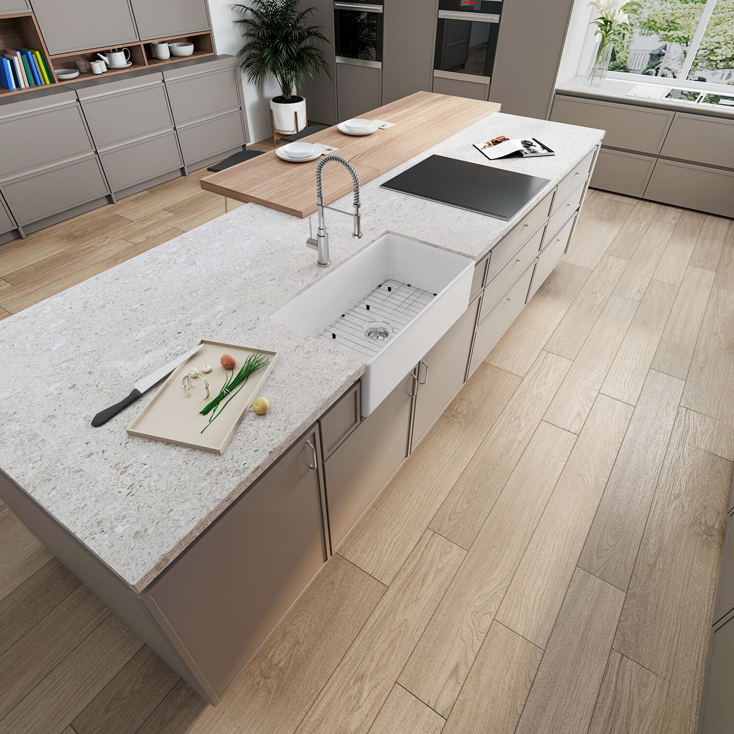 Sinber F3318S-OLR Kitchen-Sinks - View #6