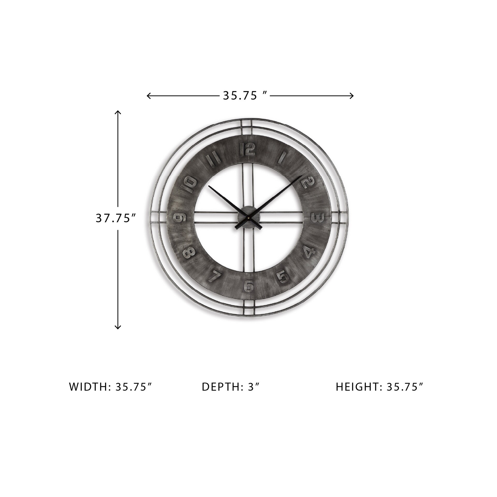 Signature Design by Ashley A8010068 Indoor-Outdoor-Clocks - View #4