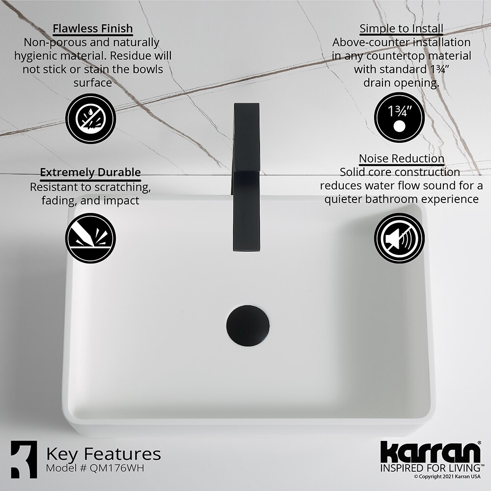Karran QM176WH422SS Bath-Sink - View #6