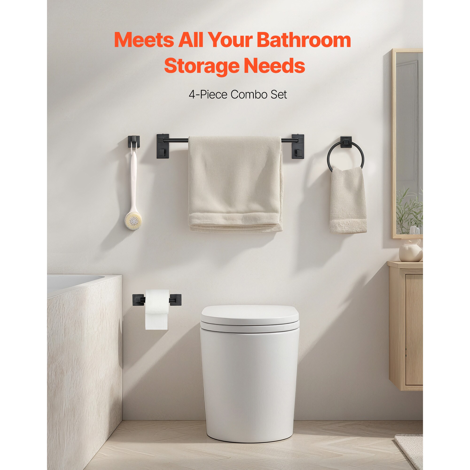 VEVOR SCDGMJGTZ24I11615V0 Decorative-Bath-Hardware-Kits - View #2