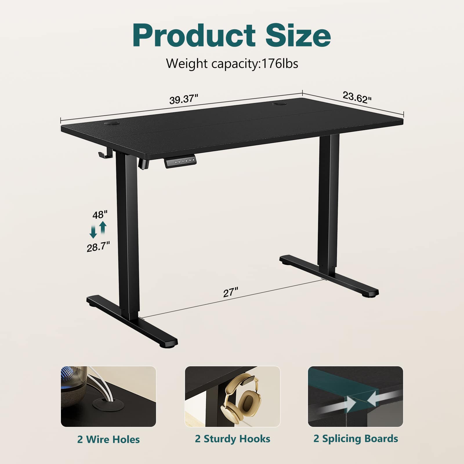 Bestier USLOW-HJ008810 desks - View #2