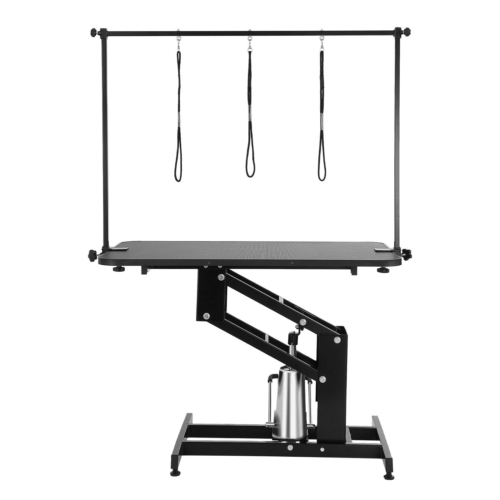 VEVOR 43in Hydraulic Pet Grooming Table Heavy Duty Dog Grooming Arm for Medium/ Small Dogs Height Adjustable Dog Grooming Station Anti Slip Tabletop /Dog Grooming Station Max Bearing 400LBS