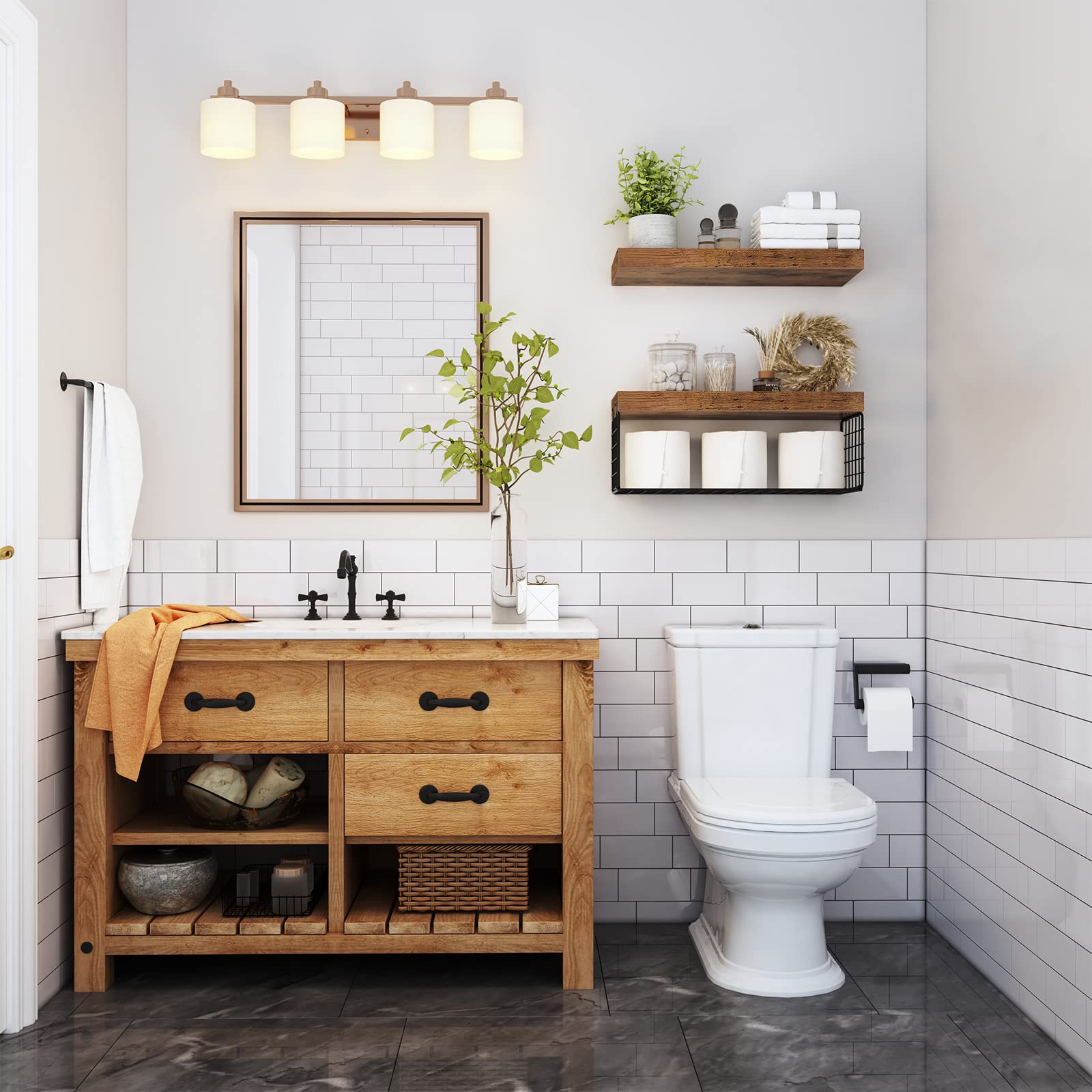 Misopily LMS1224B38 Bathroom-Shelves - View #6