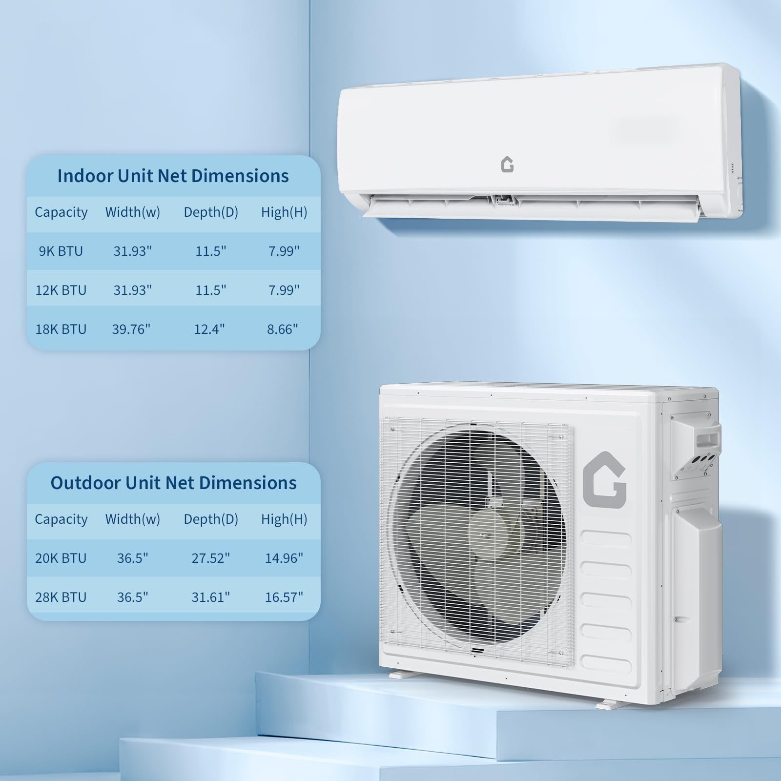 Qeetex JJXFTPHO-33MC11146 Ductless-Mini-Splits - View #9