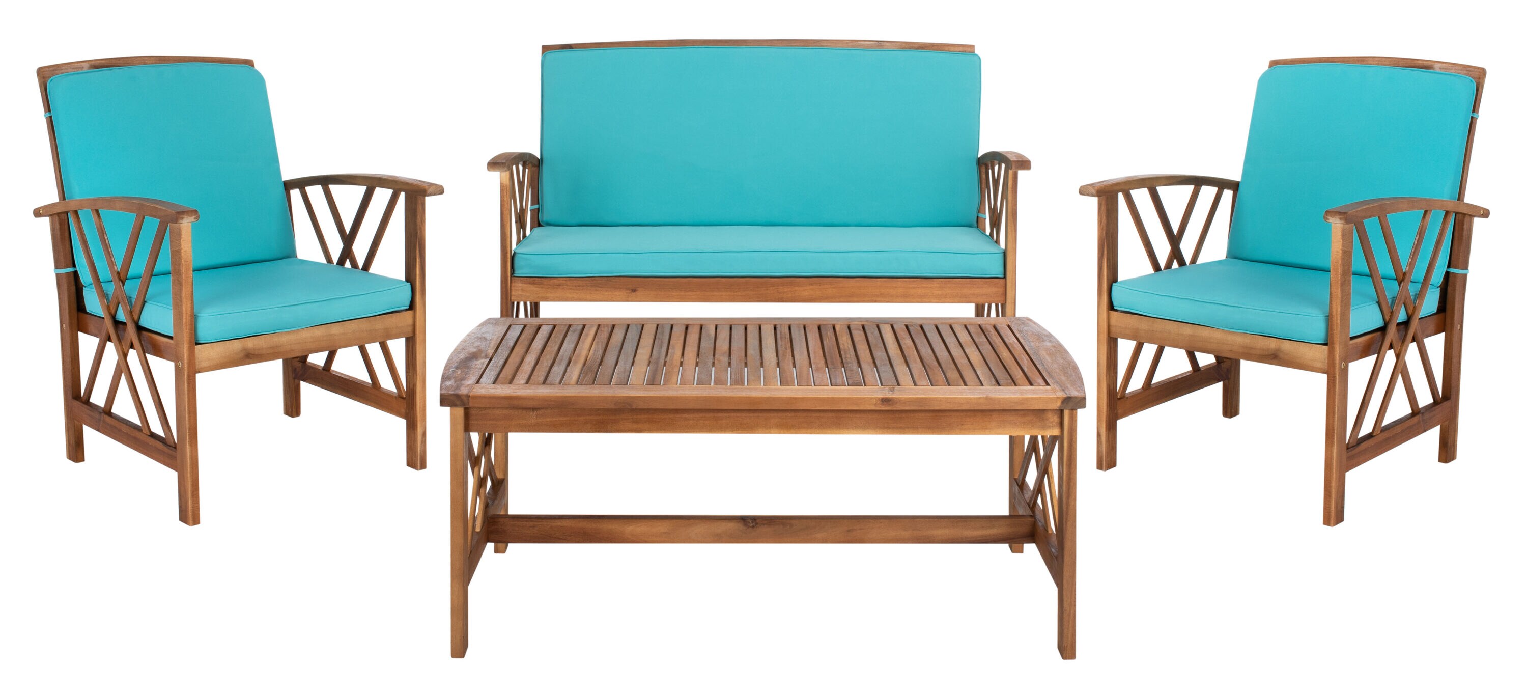 Safavieh PAT7008Q Patio-Conversation-Sets - View #2