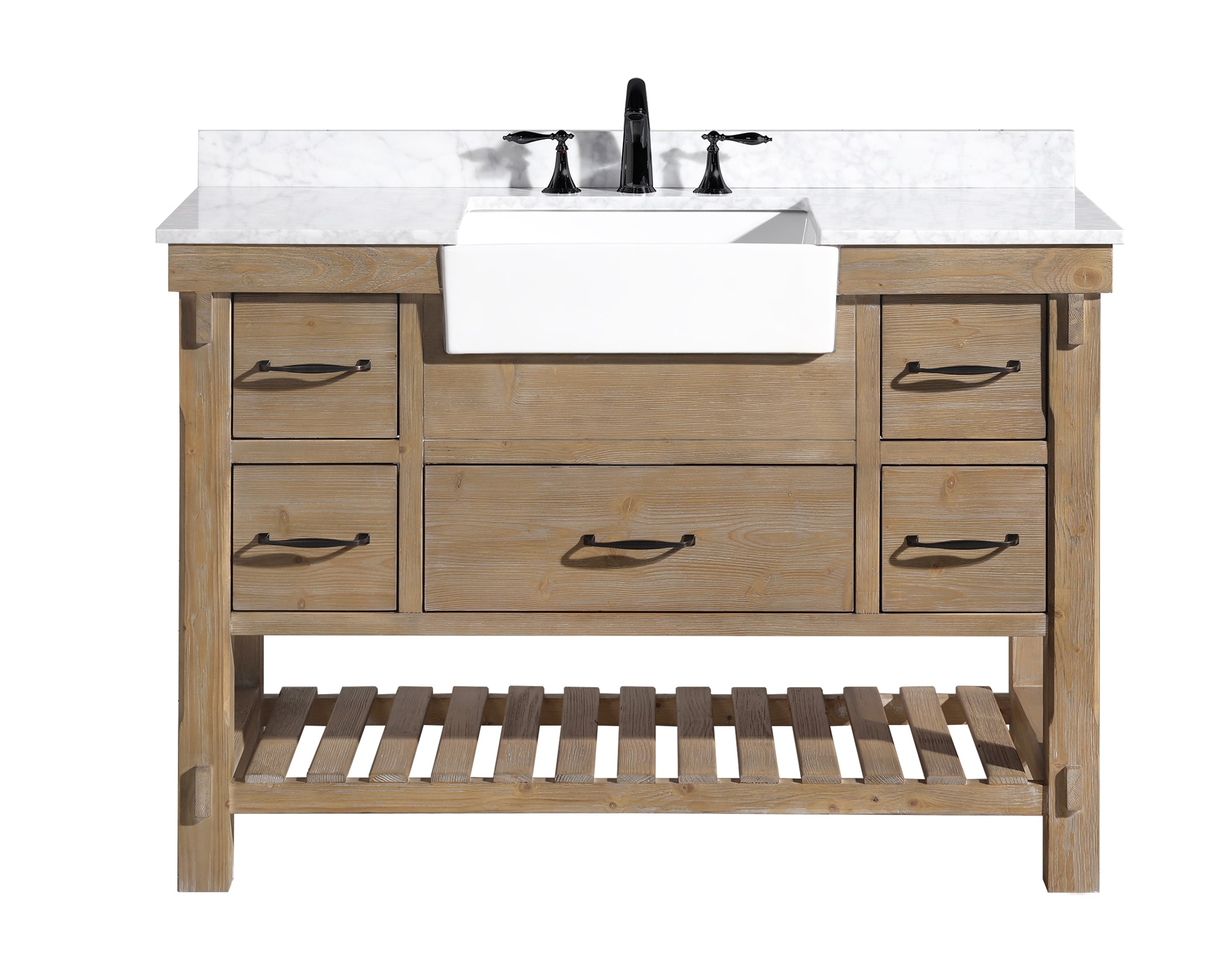 Ari Kitchen & Bath AKB-MARINA-48-WEATH Bath-Vanity-Combo - View #2