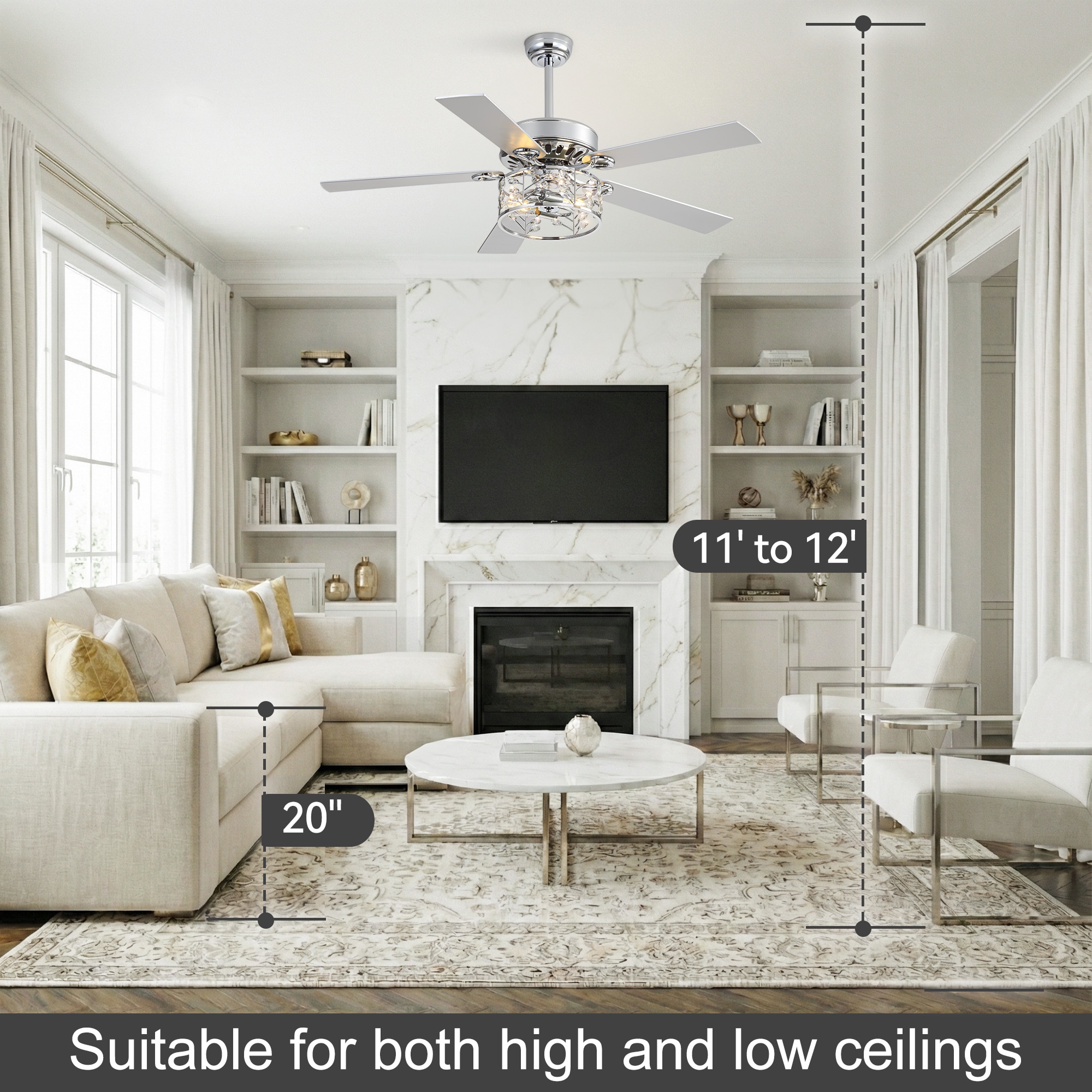 Breezary 30038-BK Ceiling-Fans - View #15