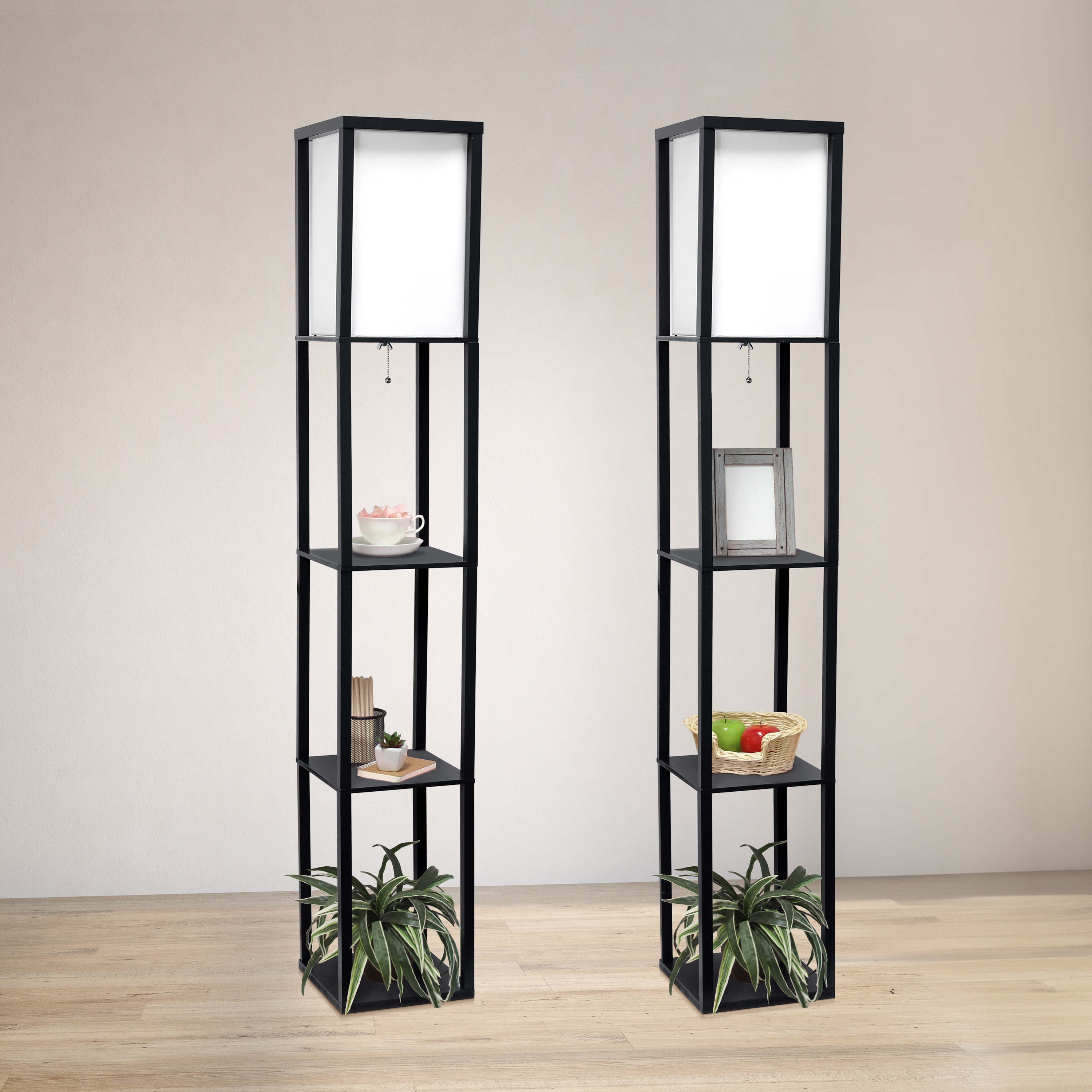 Simple Designs LF1014-BLK-2PK floorlamps - View #4