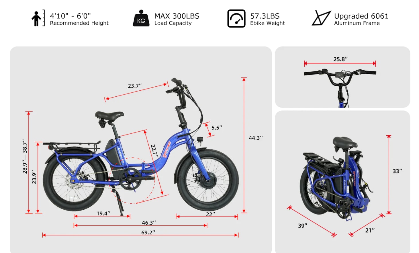 Young Electric 22802010SIL bikes - View #3