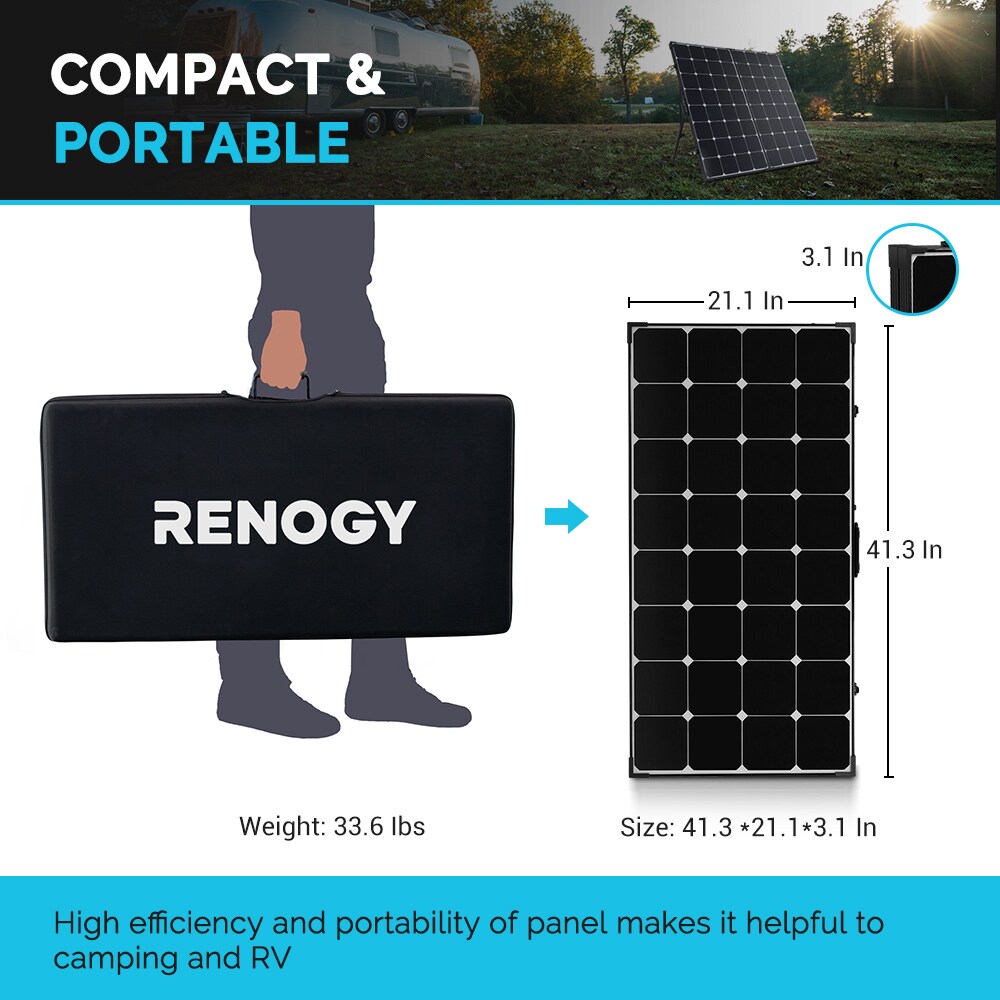 Renogy KIT-STCS200MB-VOY20 Portable-Solar-Panels - View #6