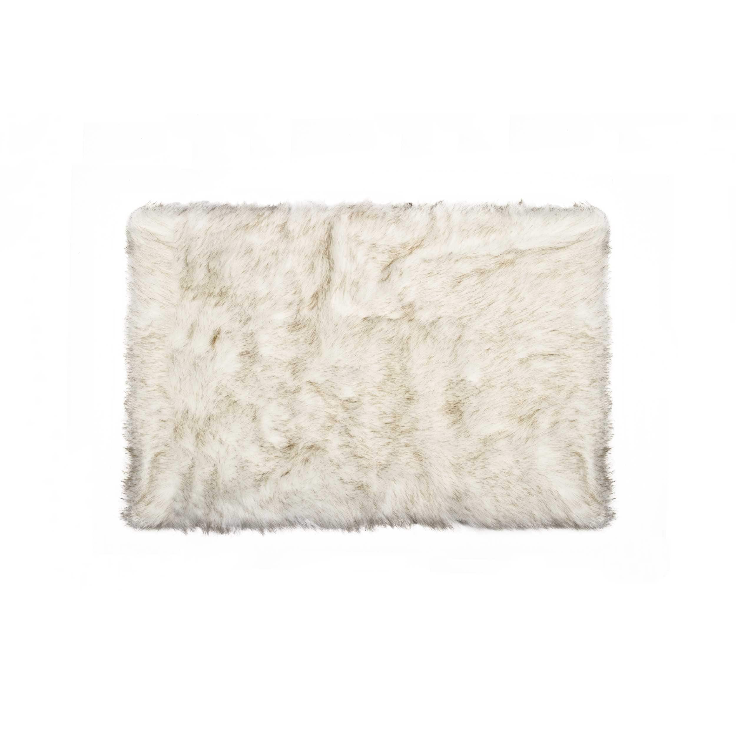 HomeRoots 317178 Josephine 5 x 8 (ft) Polyester Tan Rectangular Indoor Mid-Century Modern Area rug