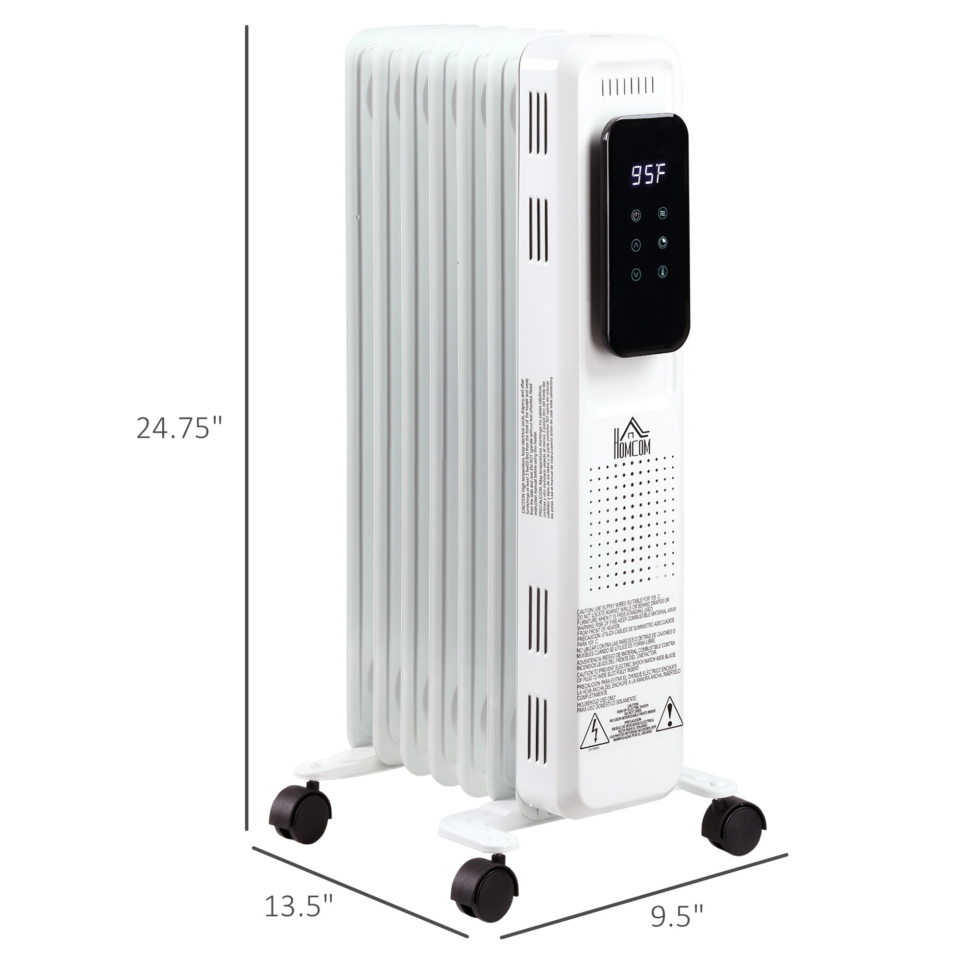 BABOOM BOM-P156087-OR Portable-Electric-Heat - View #3