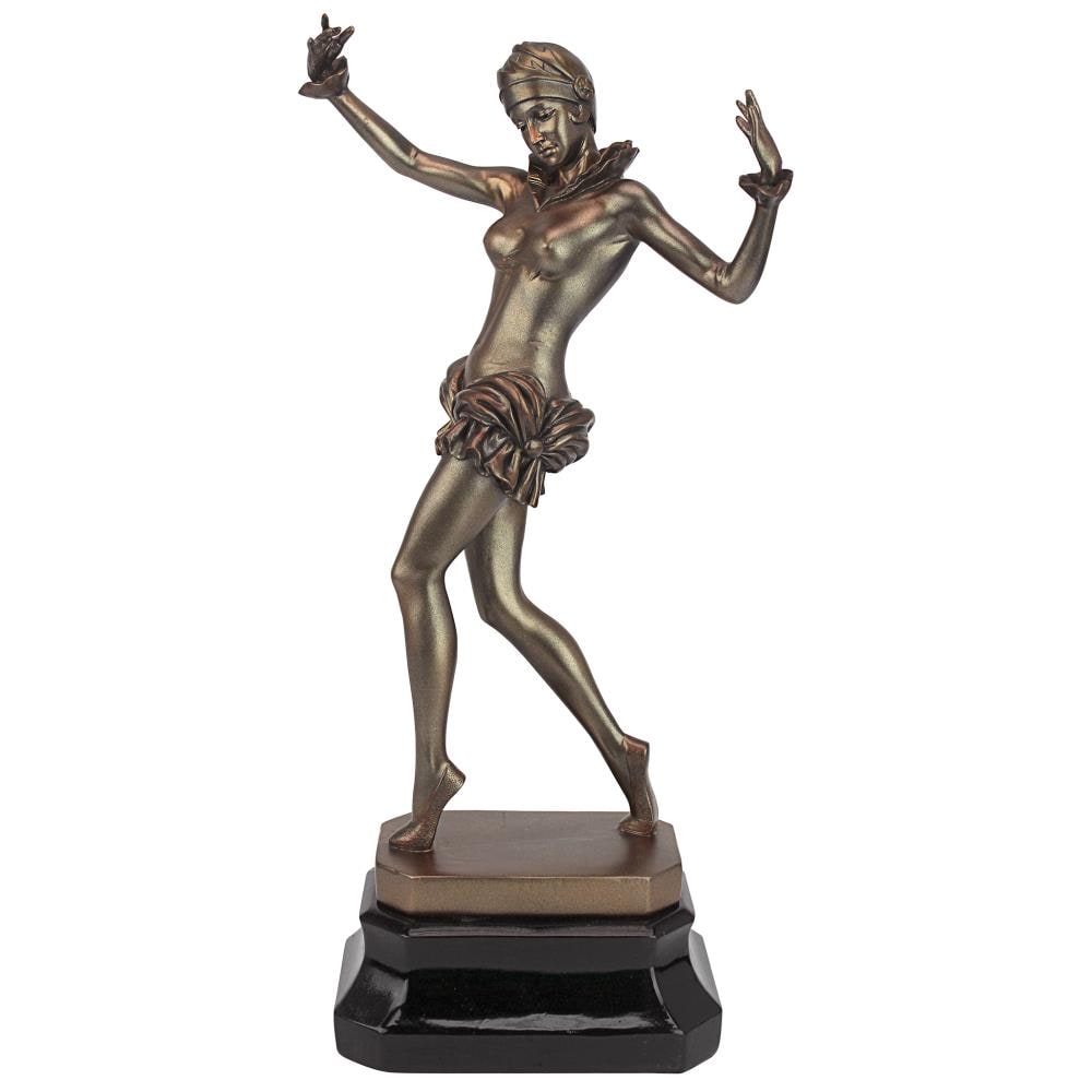 Design Toscano Art Deco Puffy Skirt Dancer Statue at Lowes.com