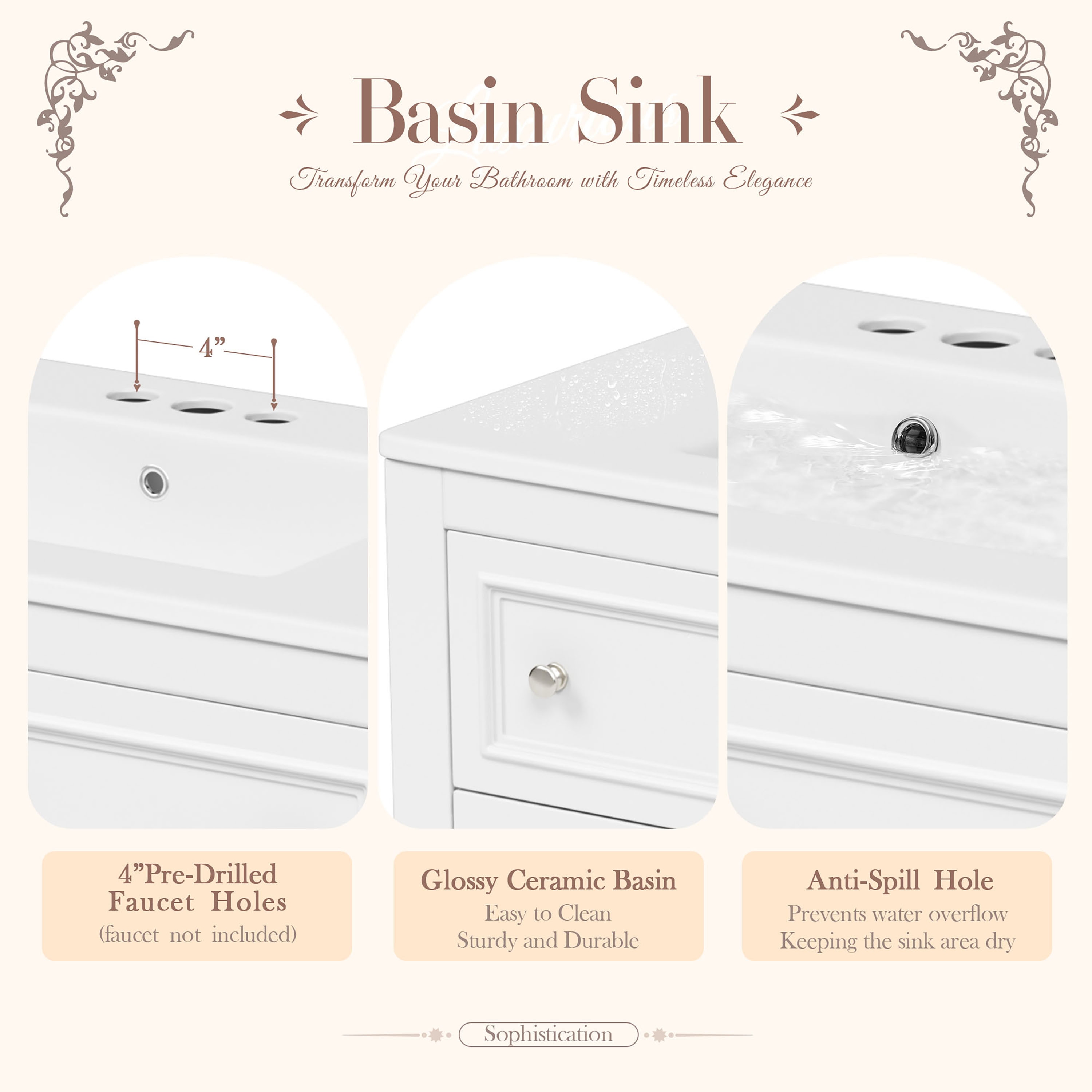 CASAINC CA-GL139424 Bath-Vanity-Combo - View #8