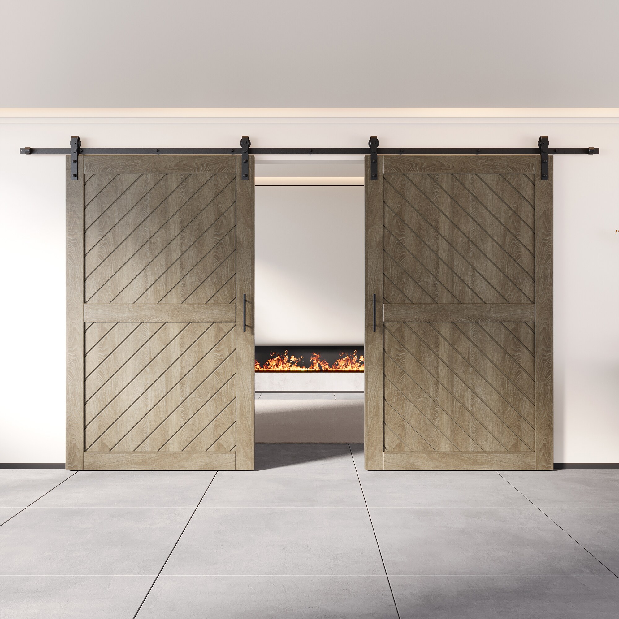 HOMACER YT2H180C-XT1-4280-GR Barn-Doors - View #8