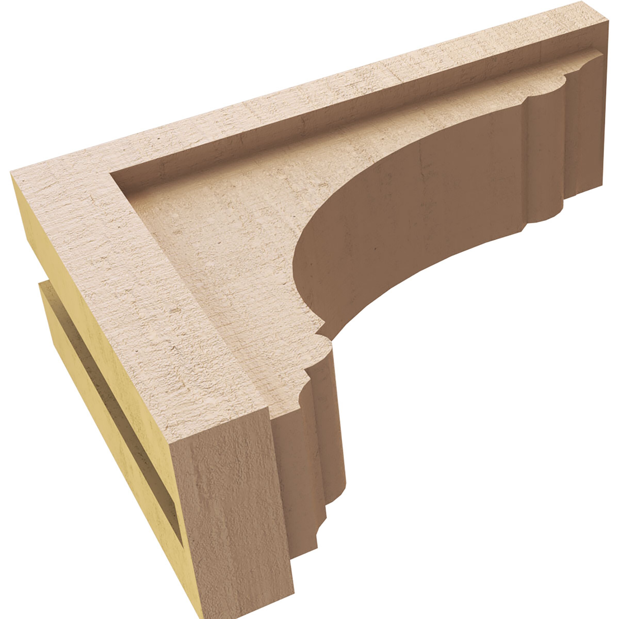 Ekena Millwork CORU04X12X08WARRCPR corbels - View #6