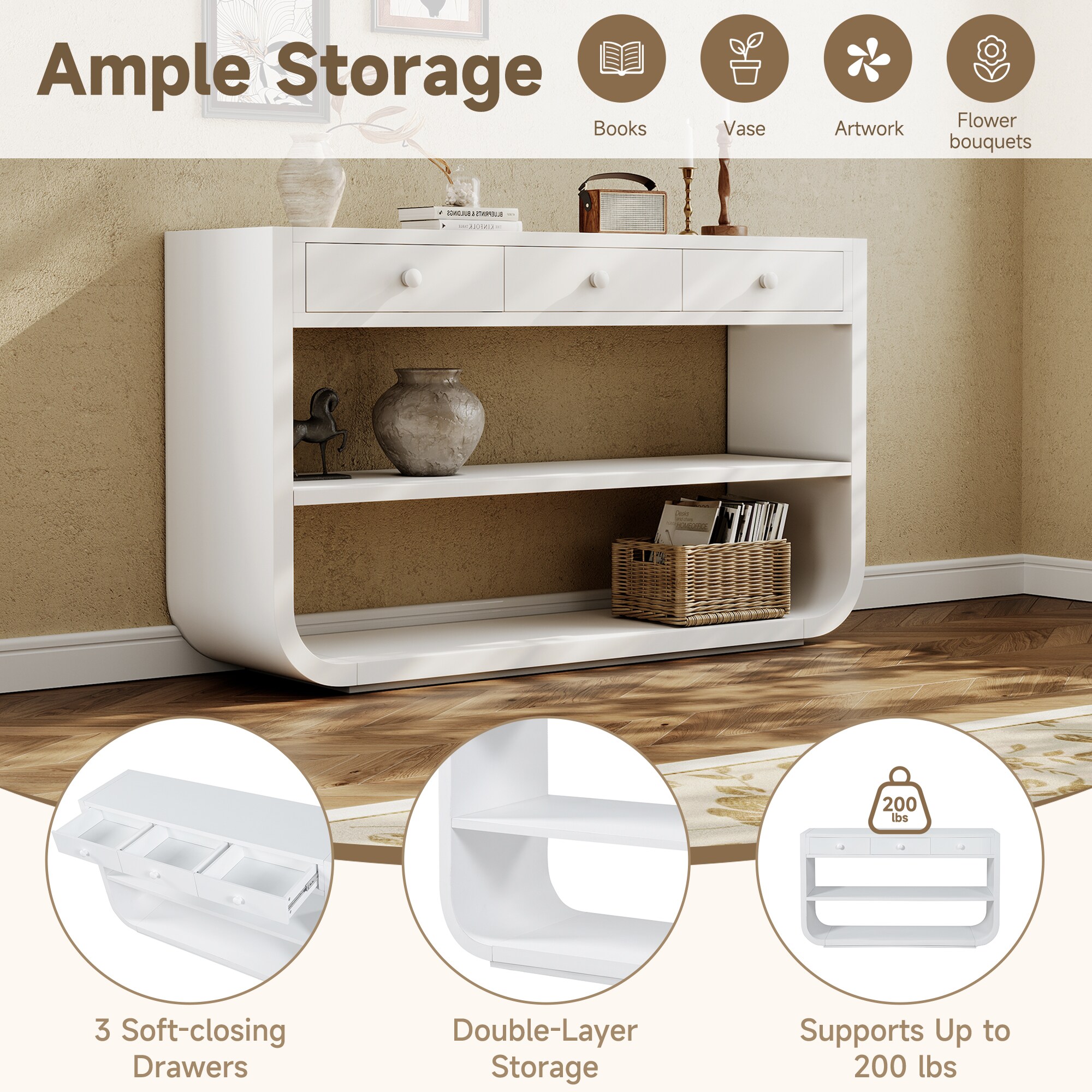 Vynxaria LS0505-7593560K Console-Sofa-Tables - View #7