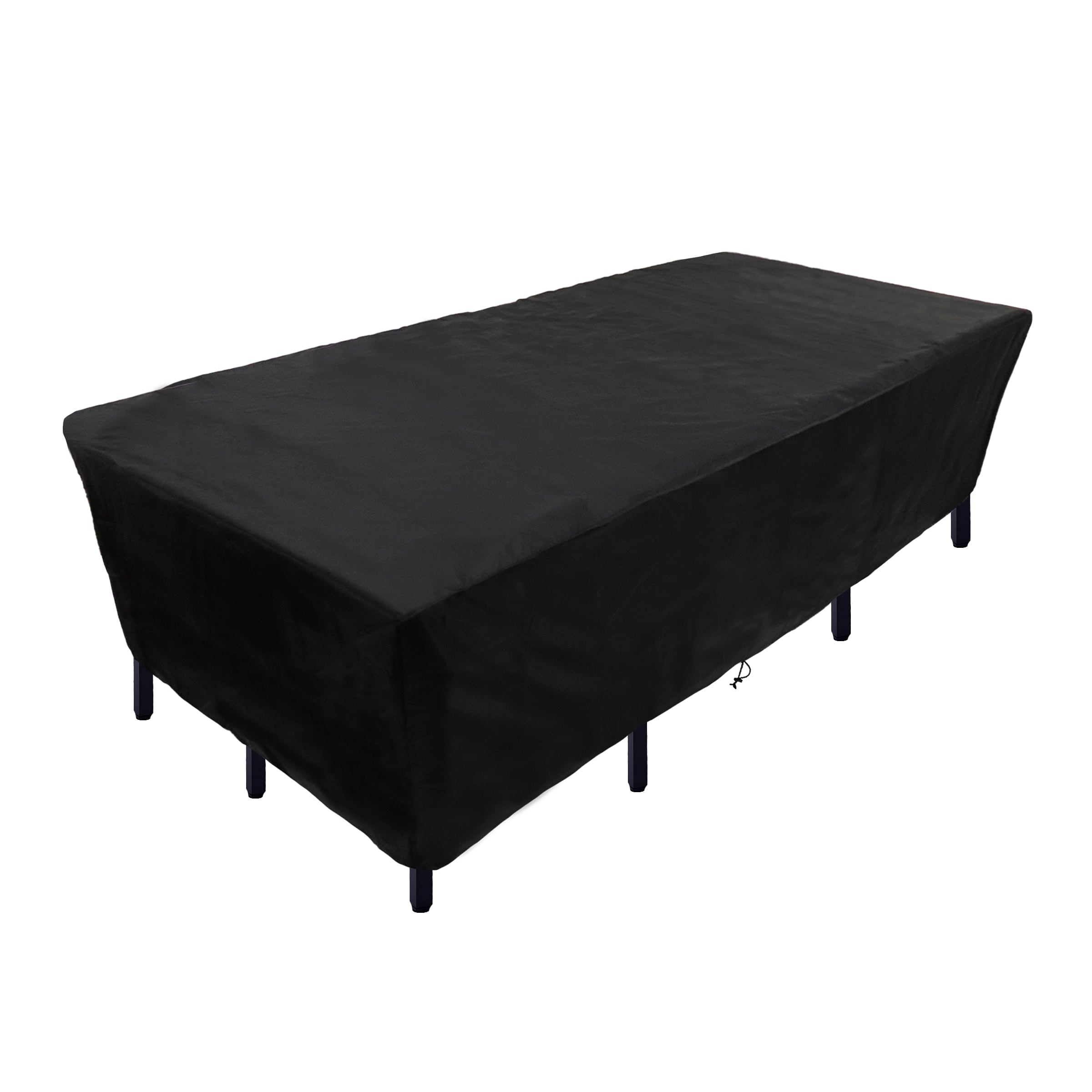 National Outdoor Living Black Premium Polyester Conversation Set Patio